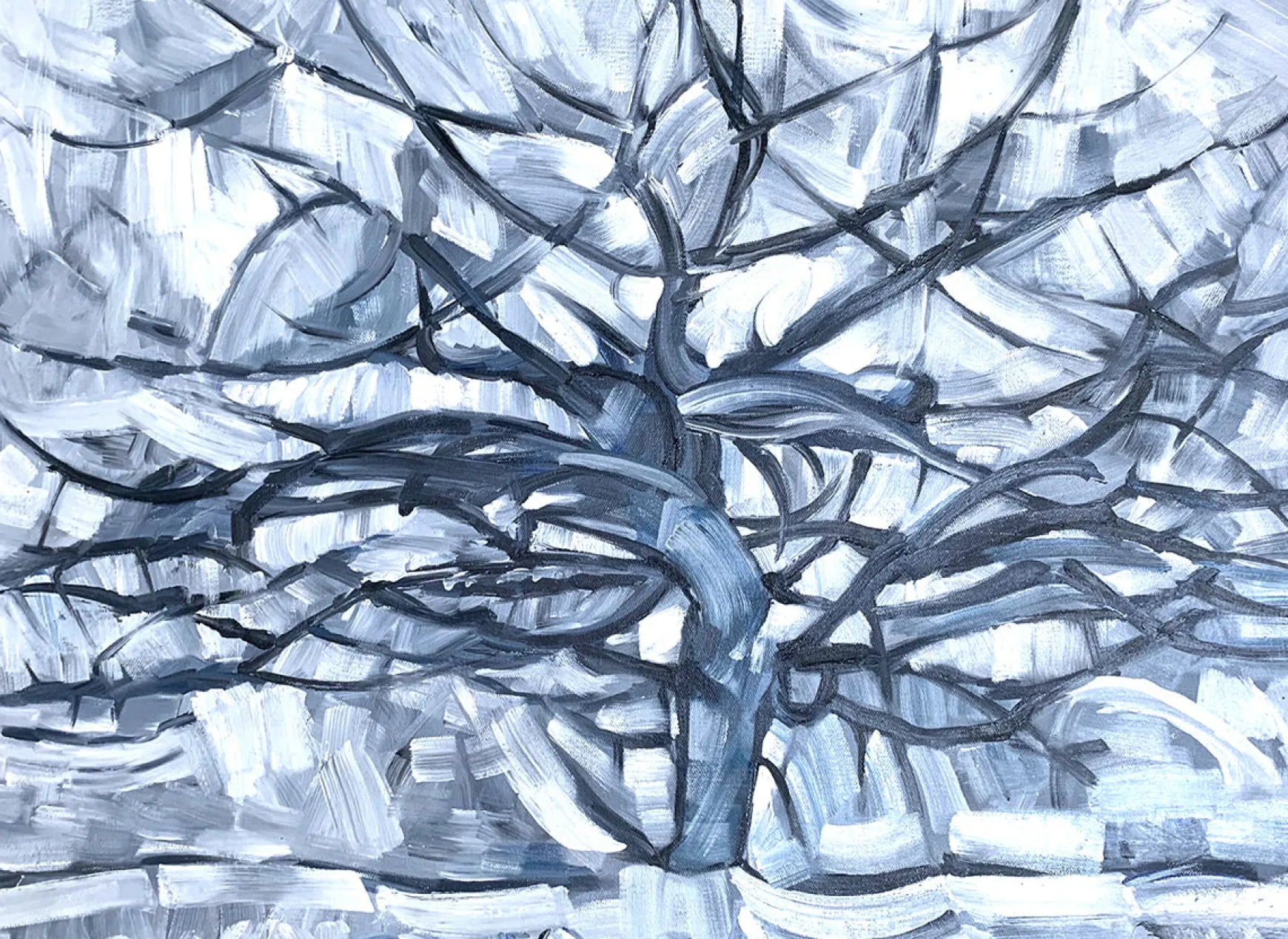 Galerie Mont Mondrian<Arbre argenté - Piet Mondrian