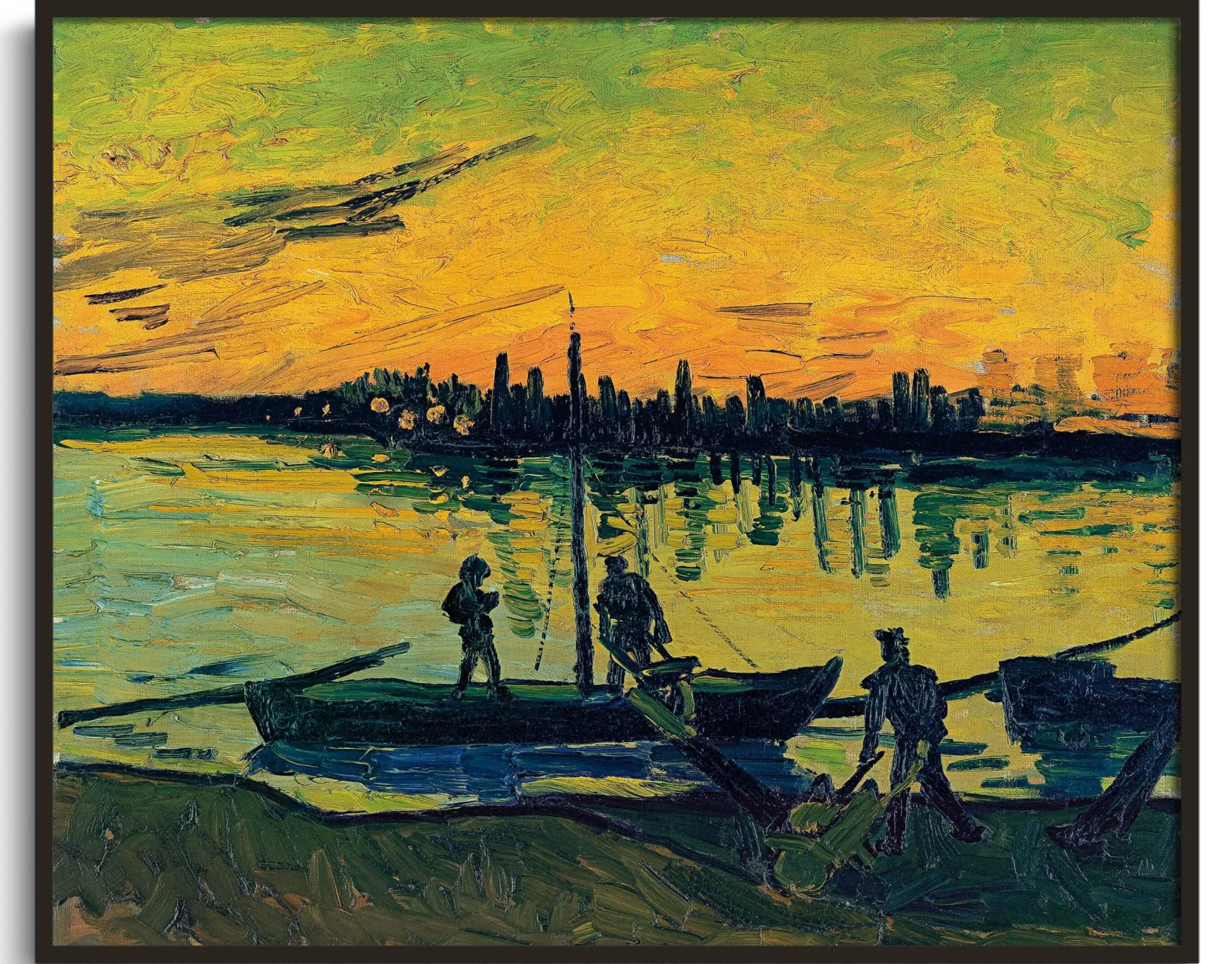Galerie Mont Van Gogh<Barges à charbon - Vincent Van Gogh