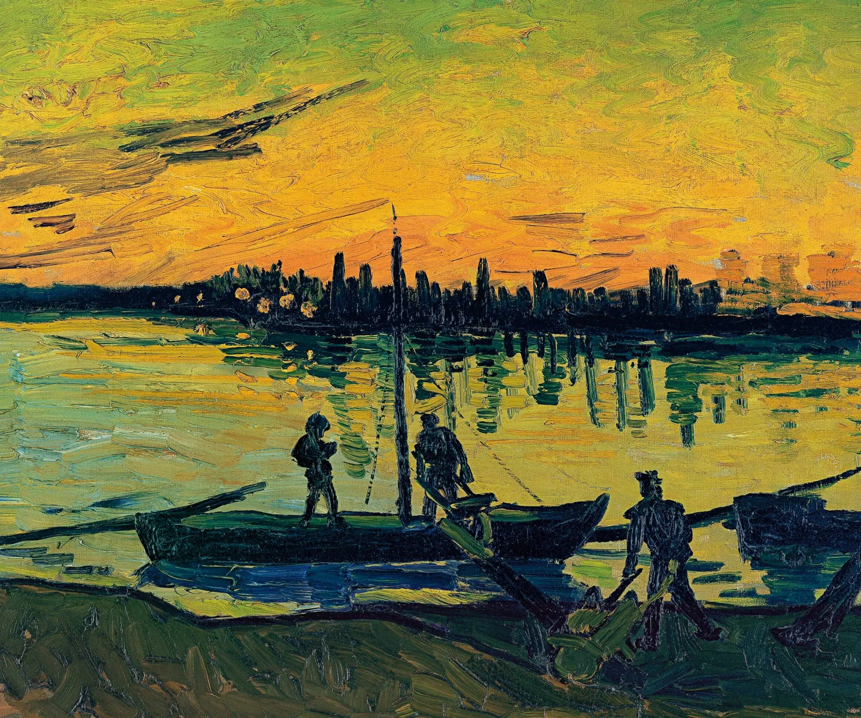 Galerie Mont Van Gogh<Barges à charbon - Vincent Van Gogh