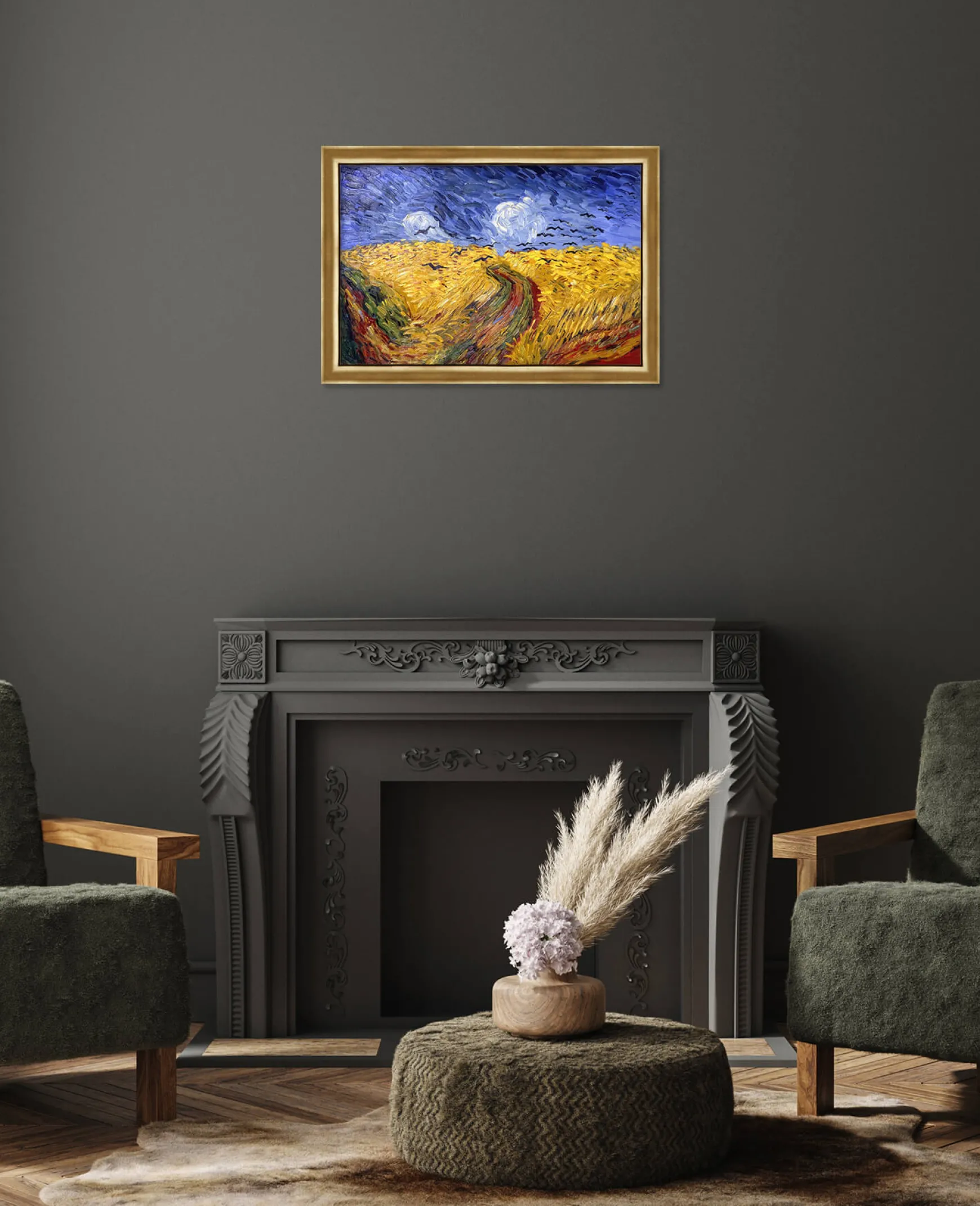 Galerie Mont Van Gogh<Champ de blé aux corbeaux - Vincent Van Gogh