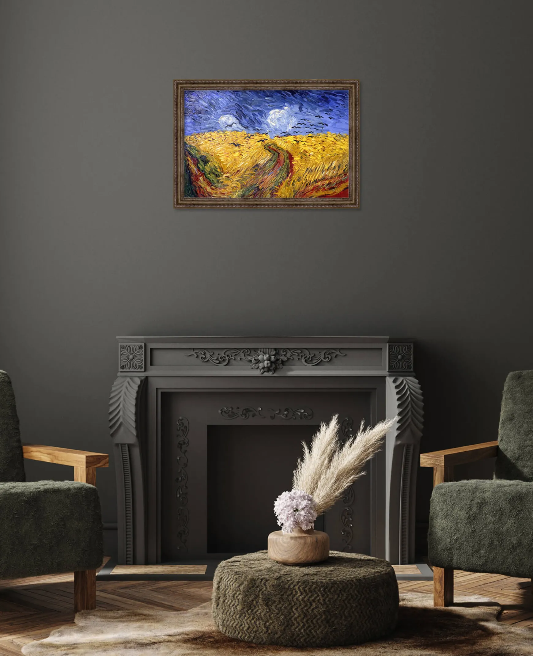 Galerie Mont Van Gogh<Champ de blé aux corbeaux - Vincent Van Gogh