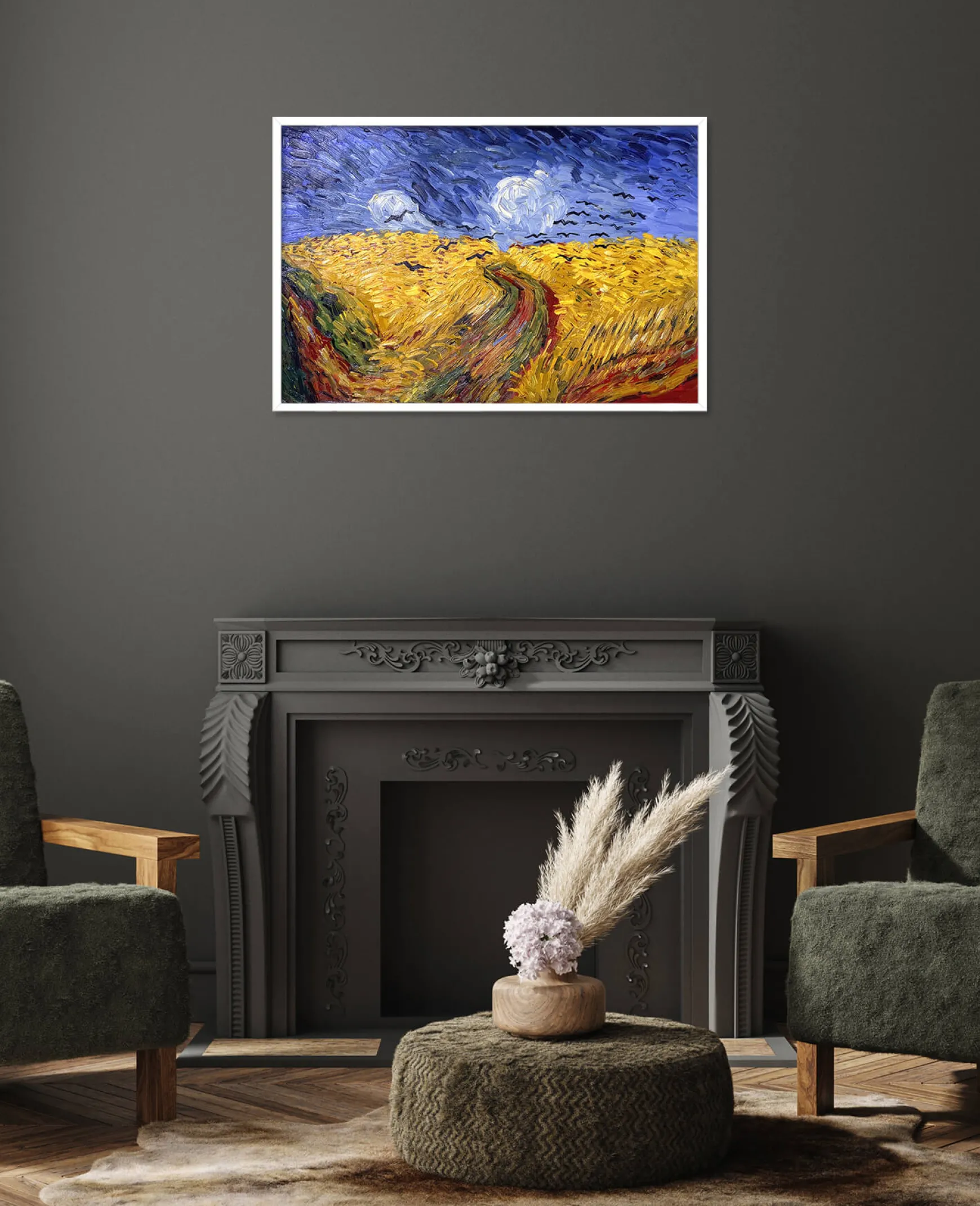 Galerie Mont Van Gogh<Champ de blé aux corbeaux - Vincent Van Gogh
