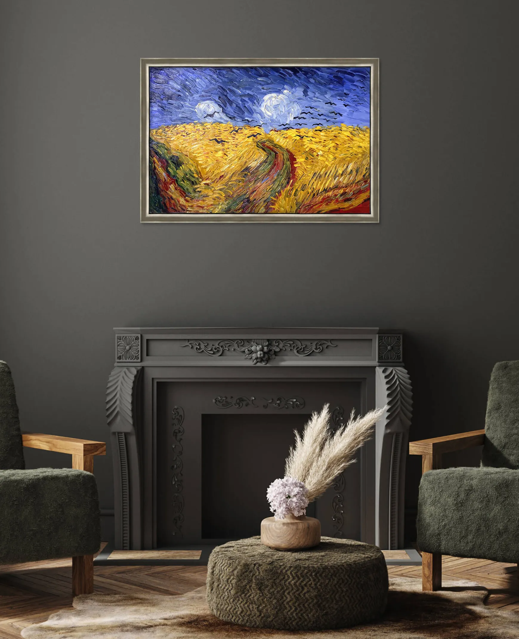 Galerie Mont Van Gogh<Champ de blé aux corbeaux - Vincent Van Gogh