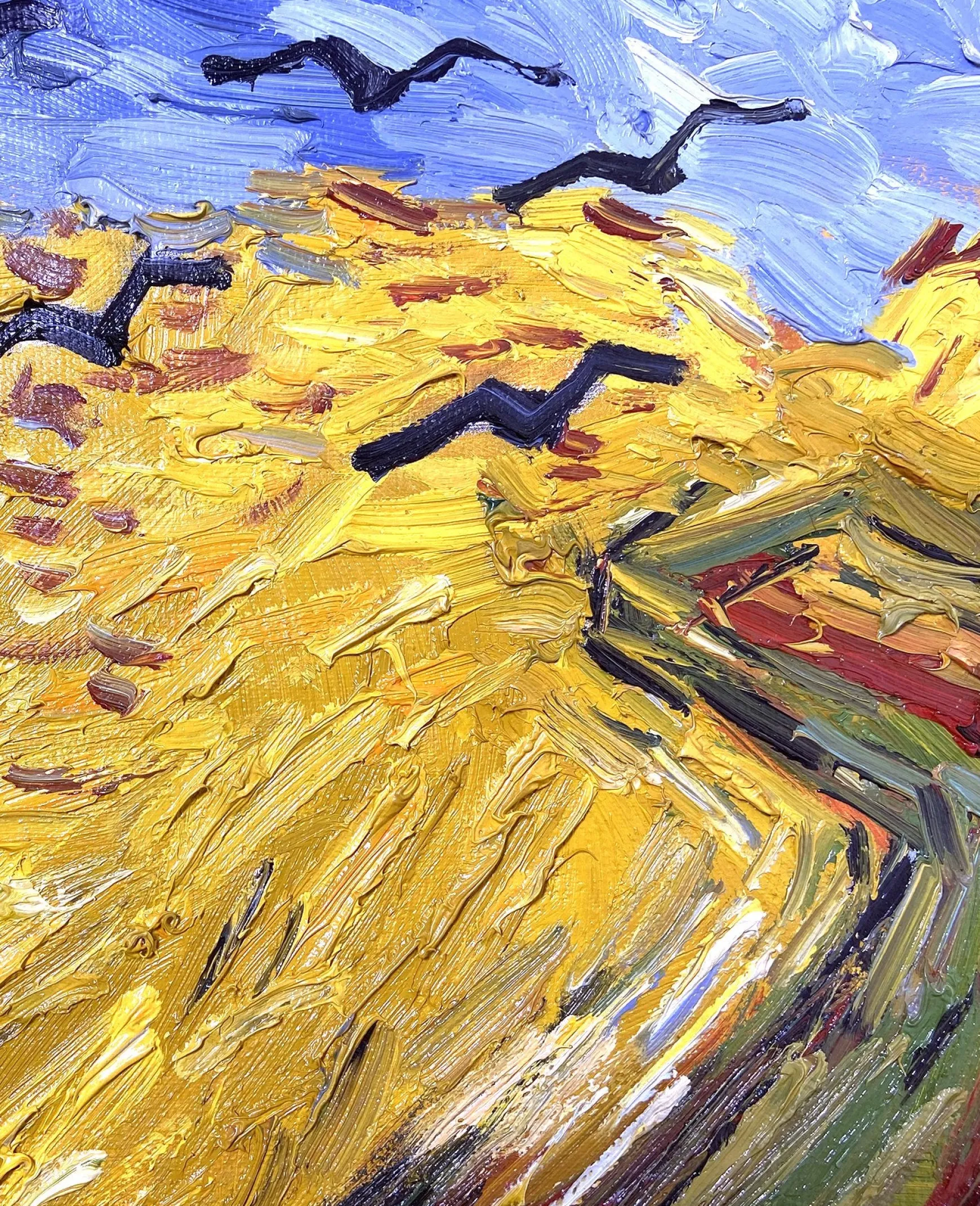 Galerie Mont Van Gogh<Champ de blé aux corbeaux - Vincent Van Gogh
