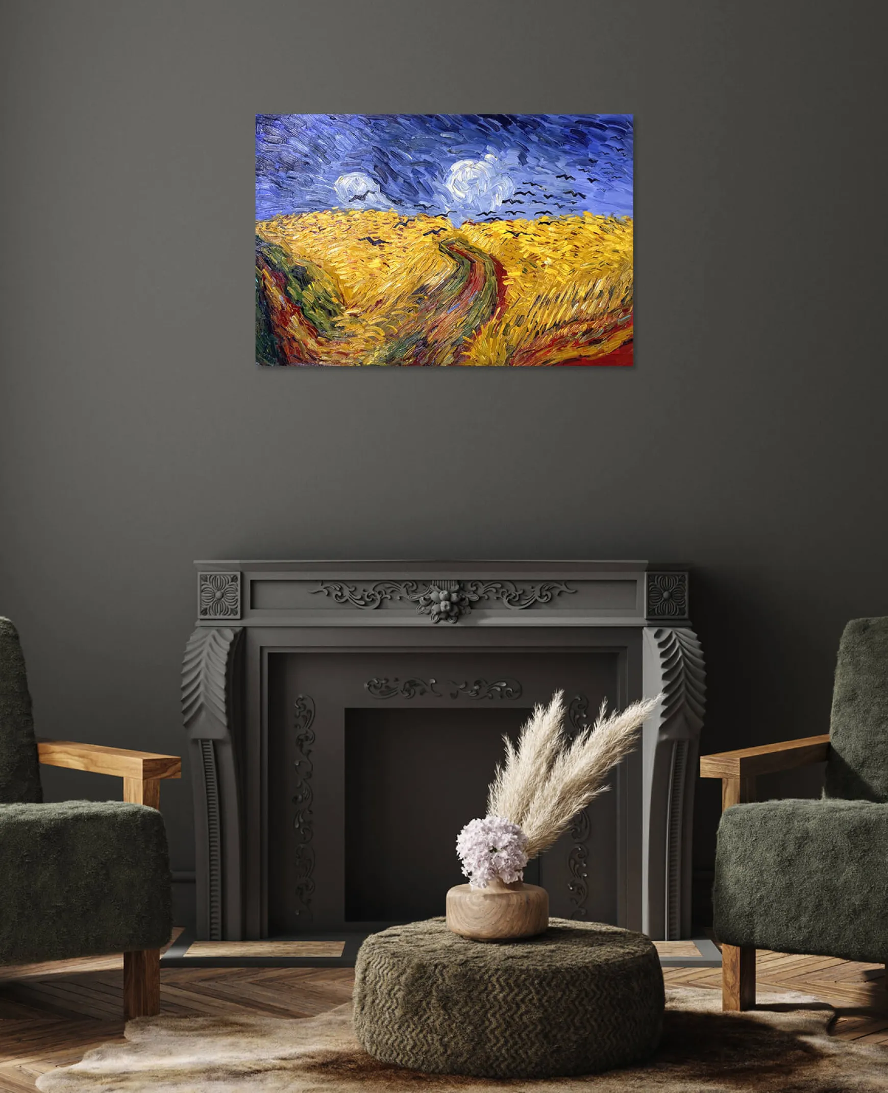 Galerie Mont Van Gogh<Champ de blé aux corbeaux - Vincent Van Gogh