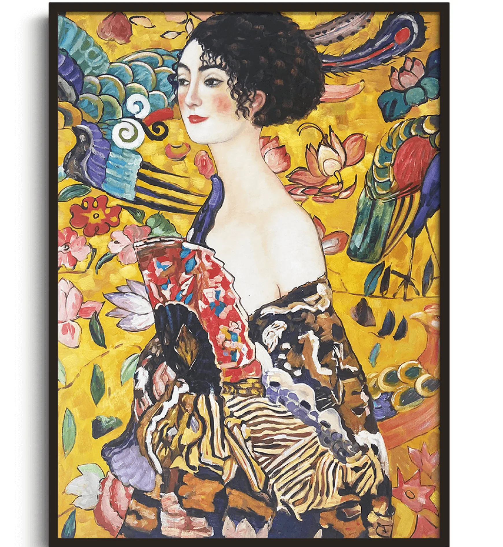 Galerie Mont Klimt<Dame à l'éventail - Gustav Klimt