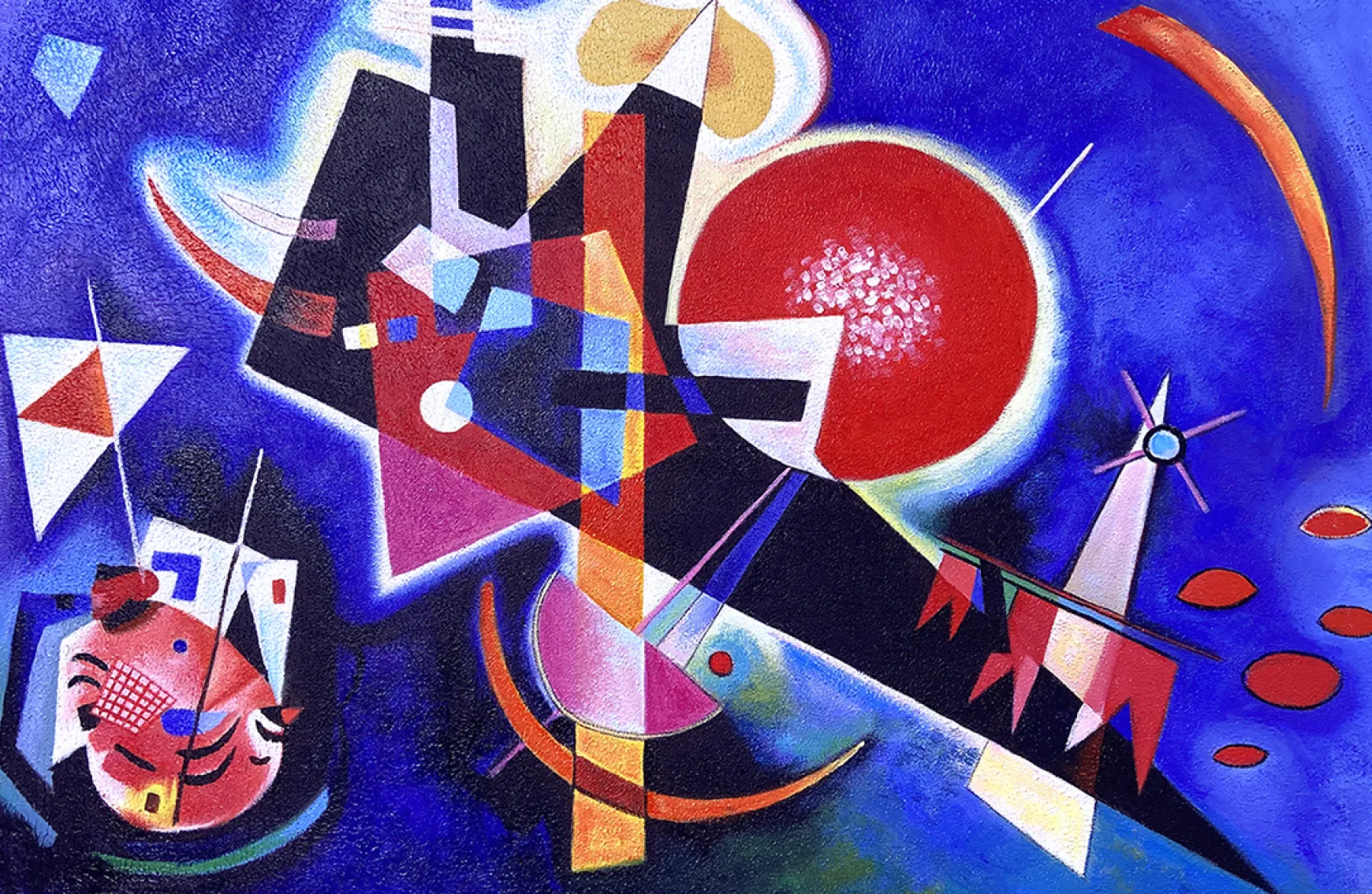 Galerie Mont Kandinsky<Dans le bleu - Vassily Kandinsky