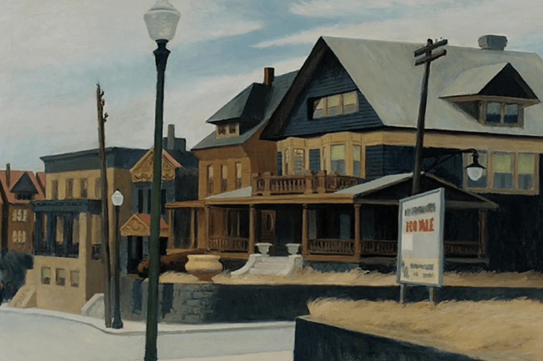 Galerie Mont Hopper<East Wind Over Weehawken - Edward Hopper
