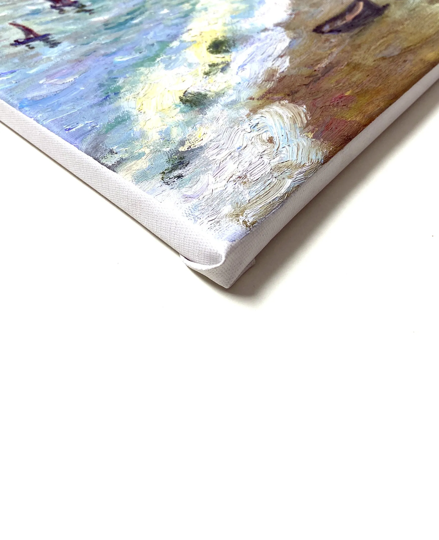 Galerie Mont Monet<Etretat : la plage et la porte d'Amont - Claude Monet
