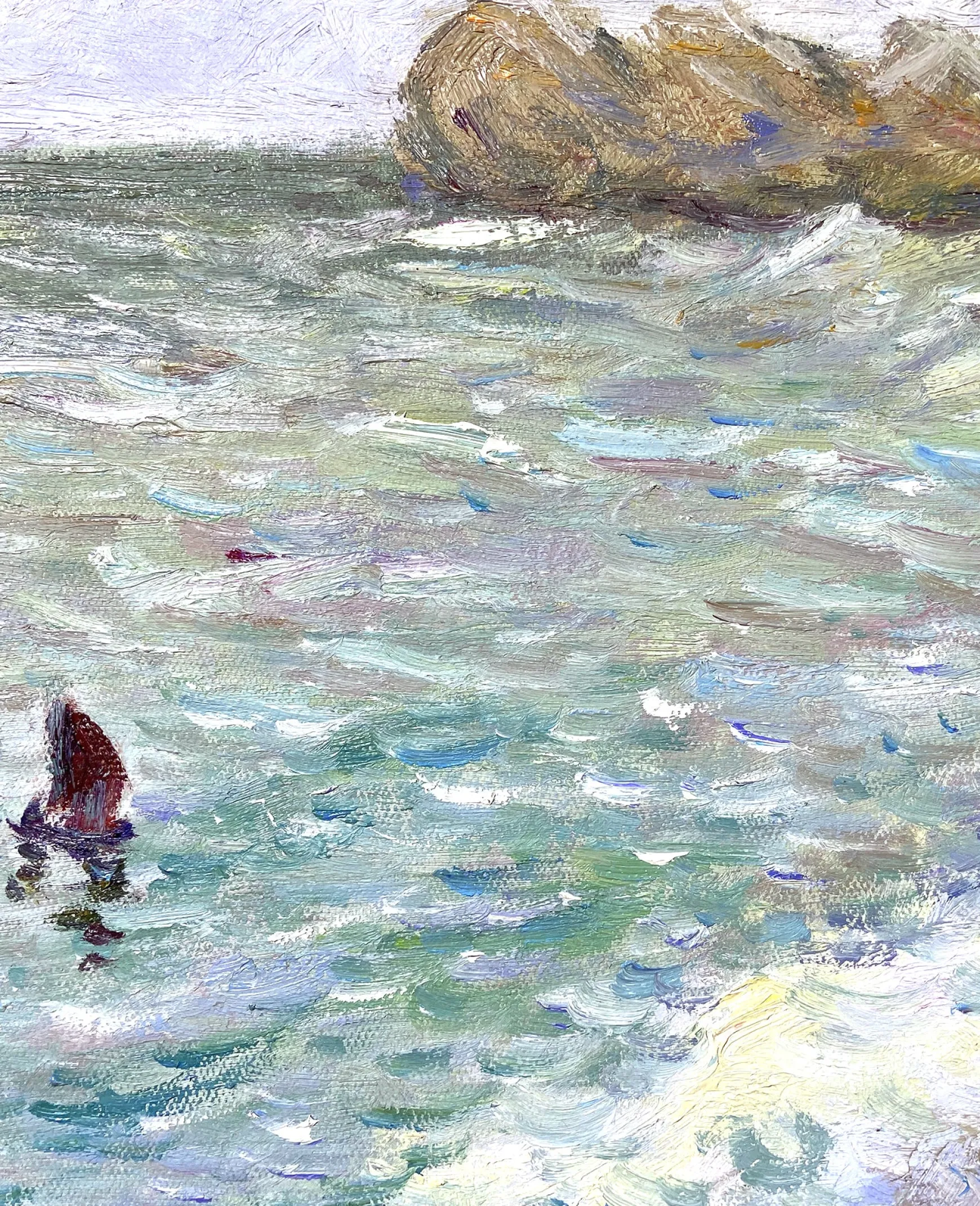 Galerie Mont Monet<Etretat : la plage et la porte d'Amont - Claude Monet