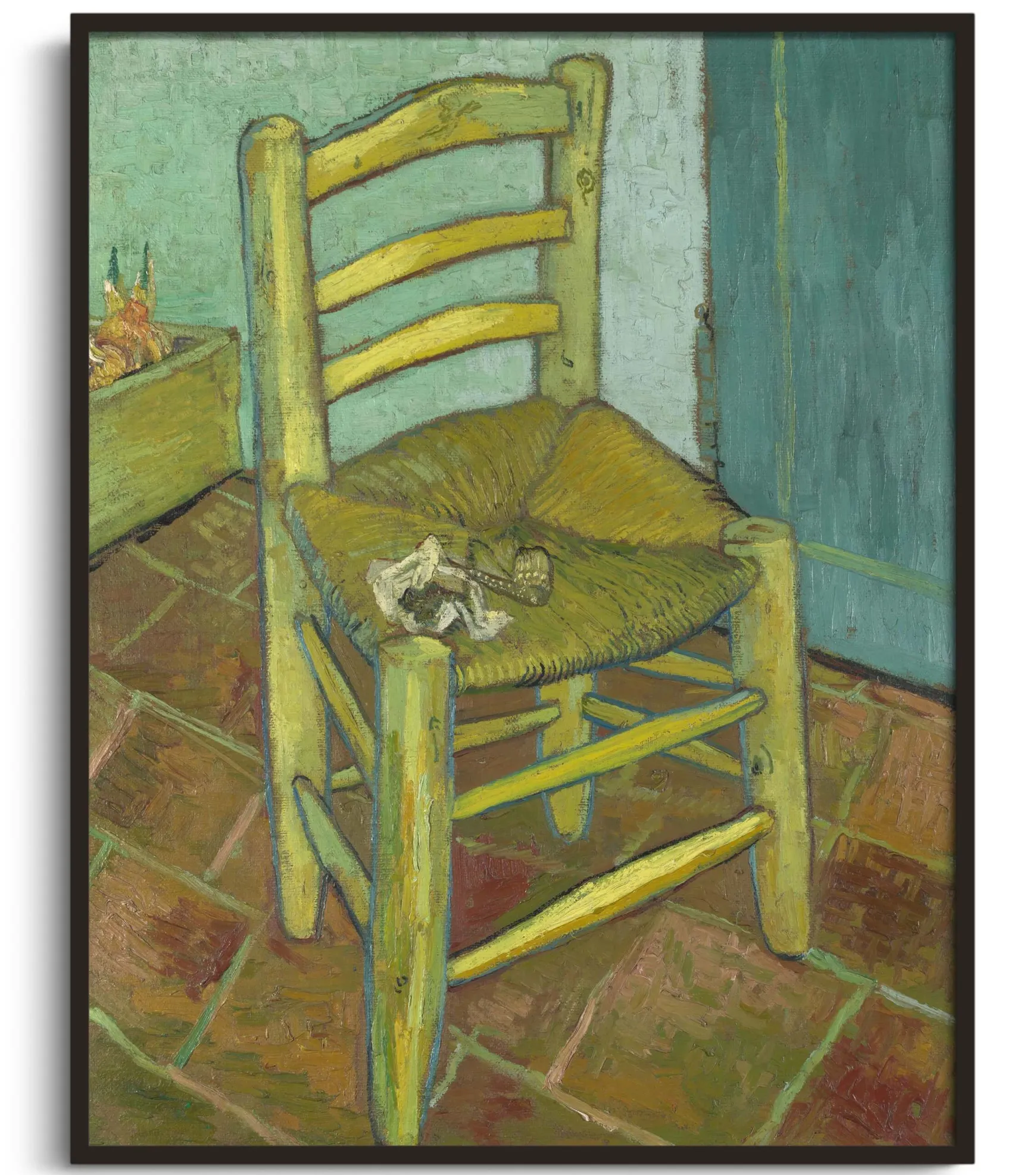 Galerie Mont Van Gogh<La Chaise de Vincent avec sa pipe - Vincent Van Gogh