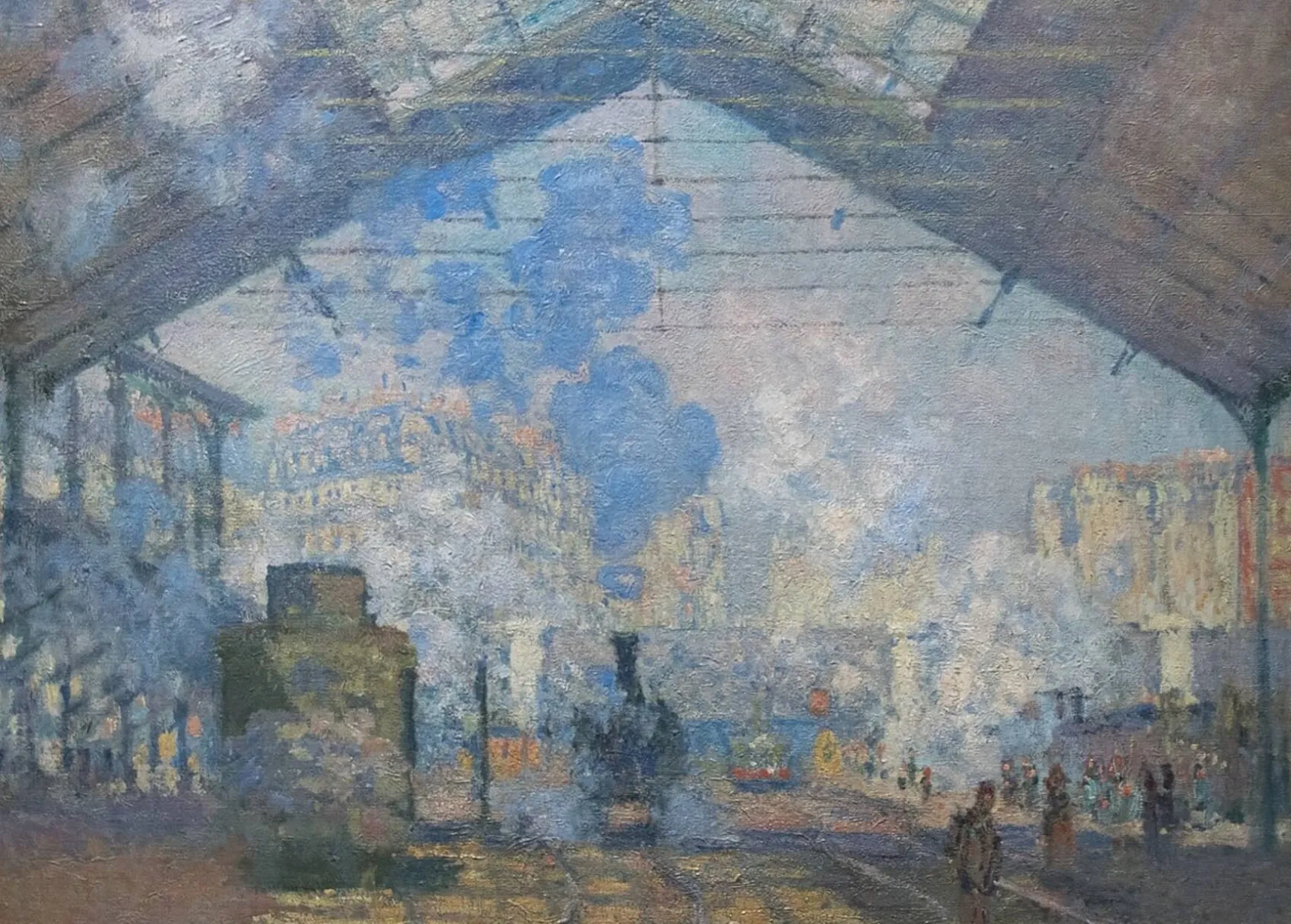 Galerie Mont Monet<La gare Saint-Lazare - Claude Monet