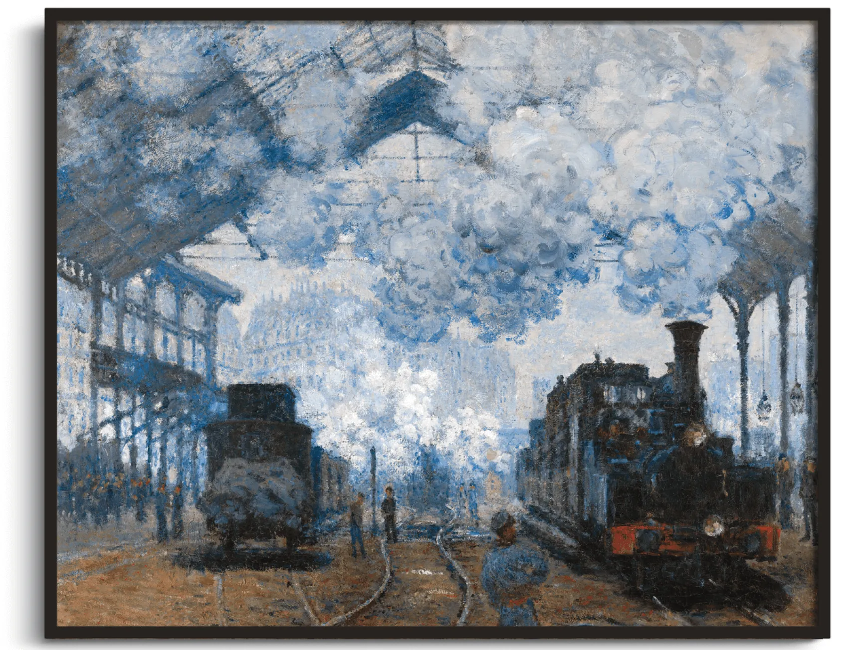 Galerie Mont Monet<La Gare Saint-Lazare, arrivée d'un train - Claude Monet