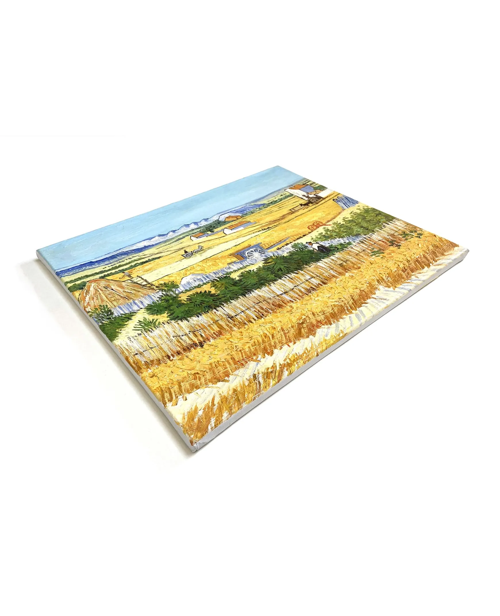 Galerie Mont Van Gogh<La Moisson à La Crau, avec Montmajour dans le Fond - Vincent Van Gogh