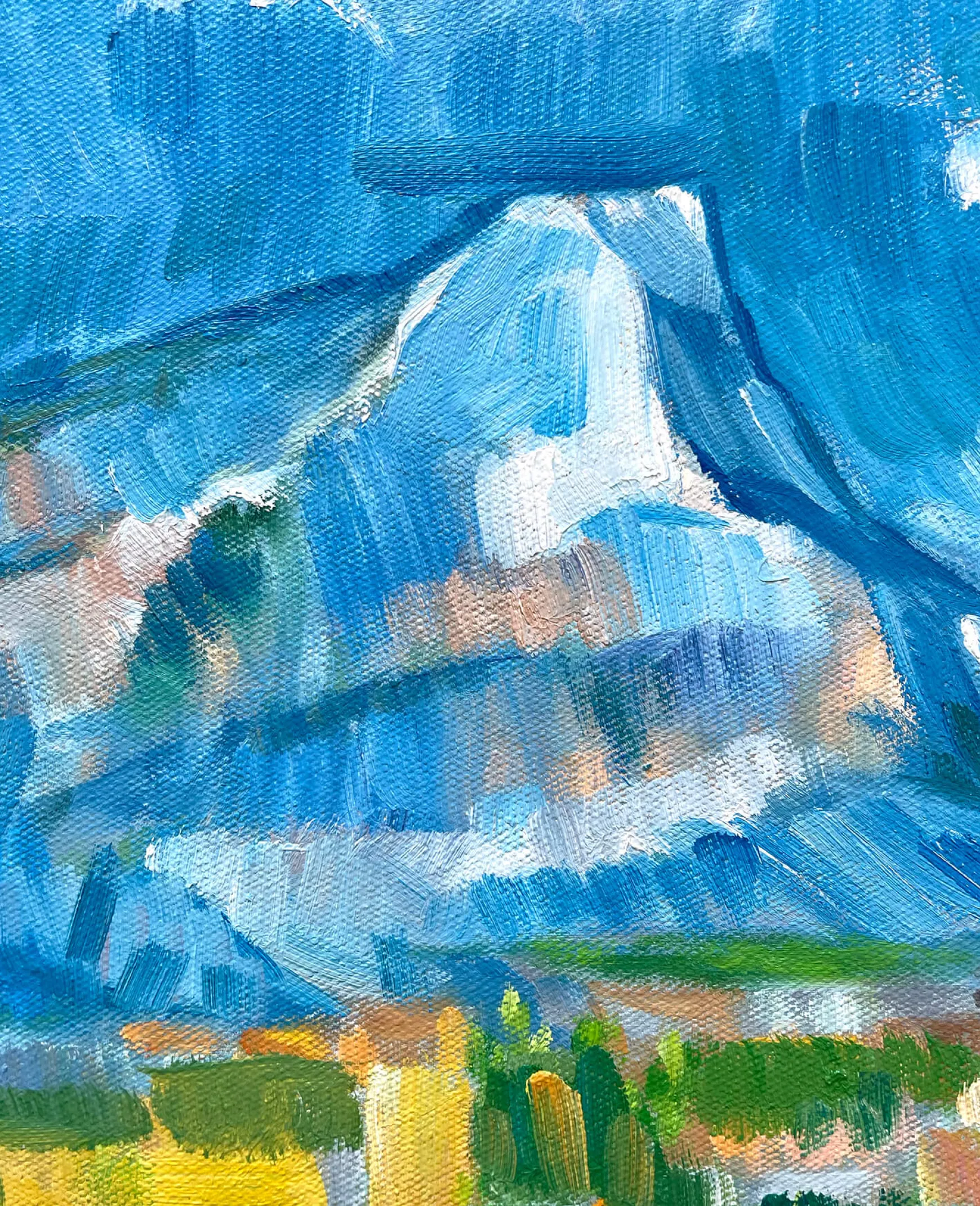 Galerie Mont Cézanne<La montagne Sainte-Victoire vue des Lauves – Paul Cézanne