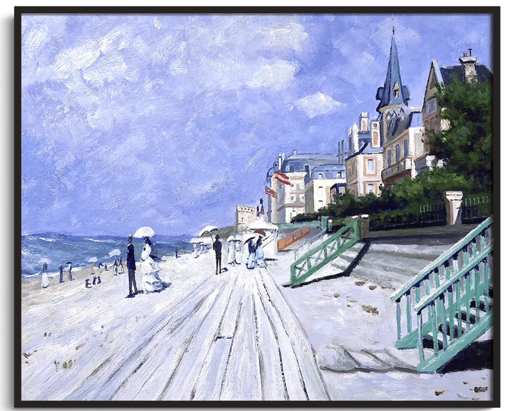 Galerie Mont Monet<La promenade à Trouville - Claude Monet