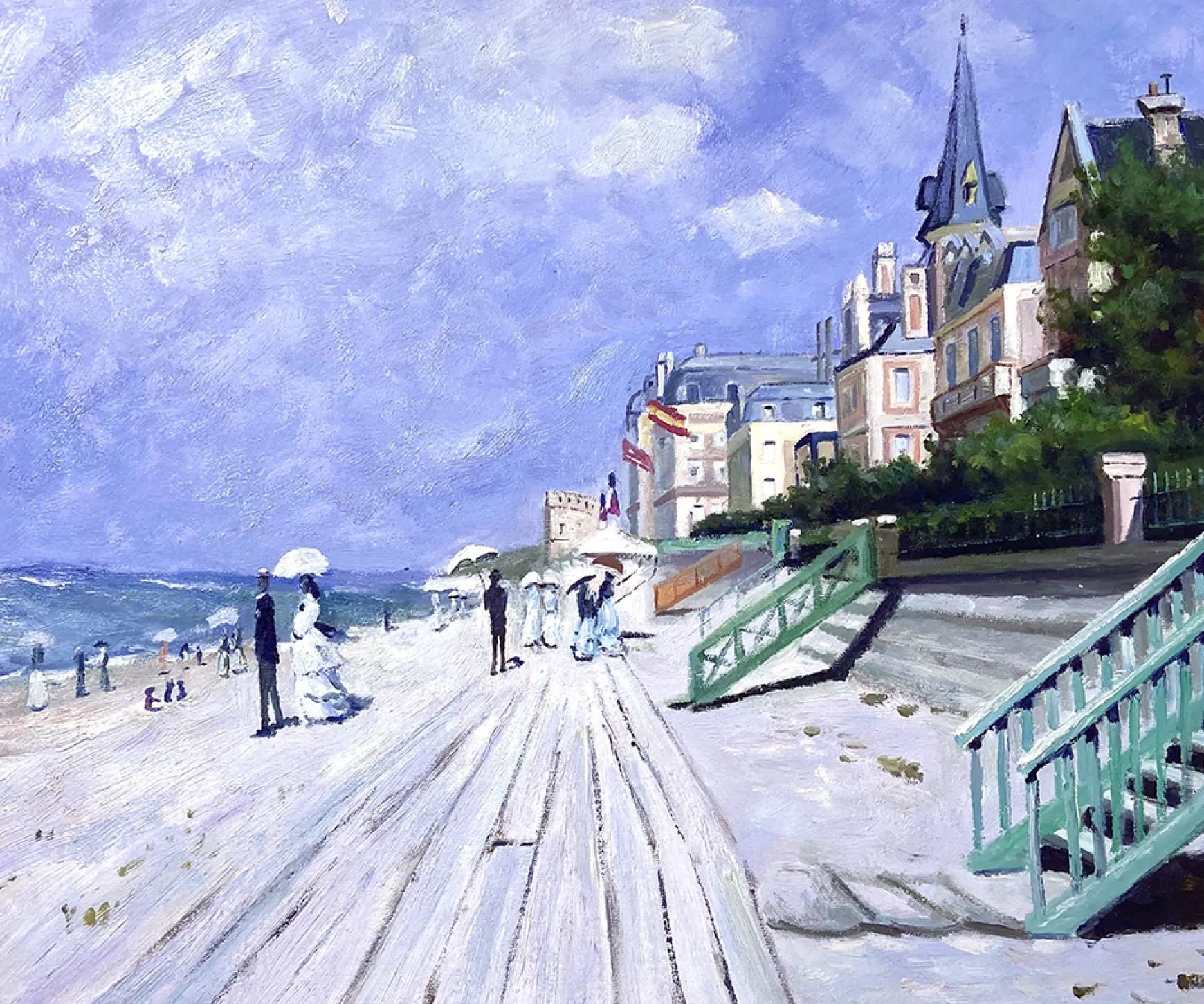 Galerie Mont Monet<La promenade à Trouville - Claude Monet