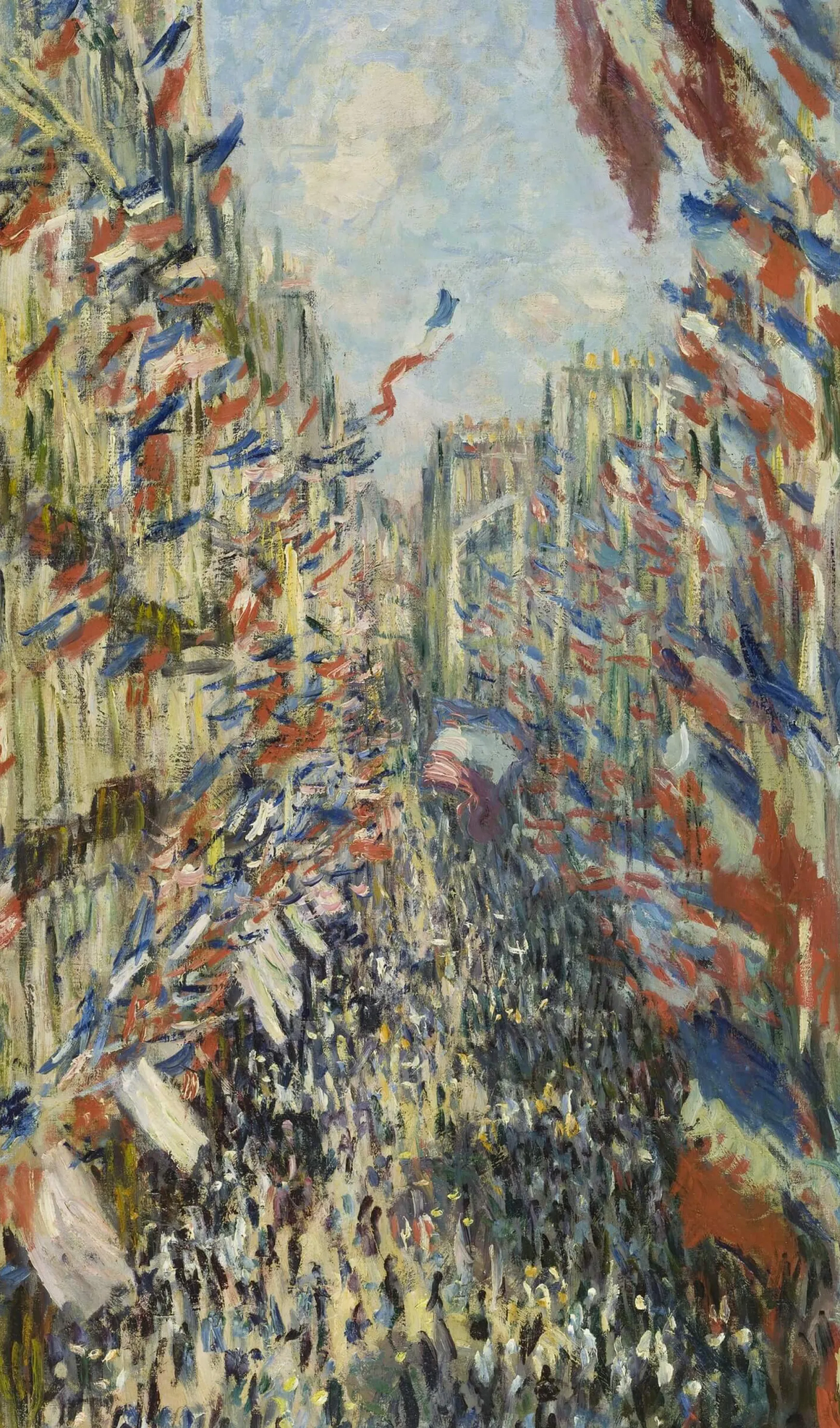 Galerie Mont Monet<La Rue Montorgueil à Paris - Claude Monet