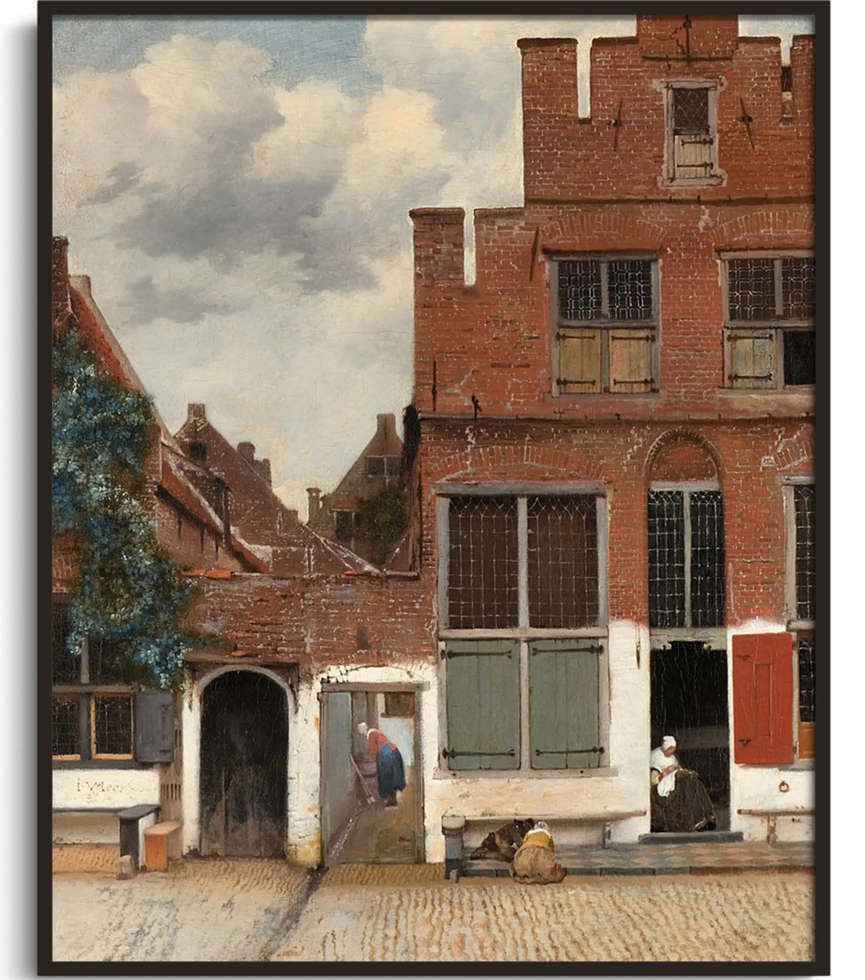 Galerie Mont Vermeer<La Ruelle - Johannes Vermeer