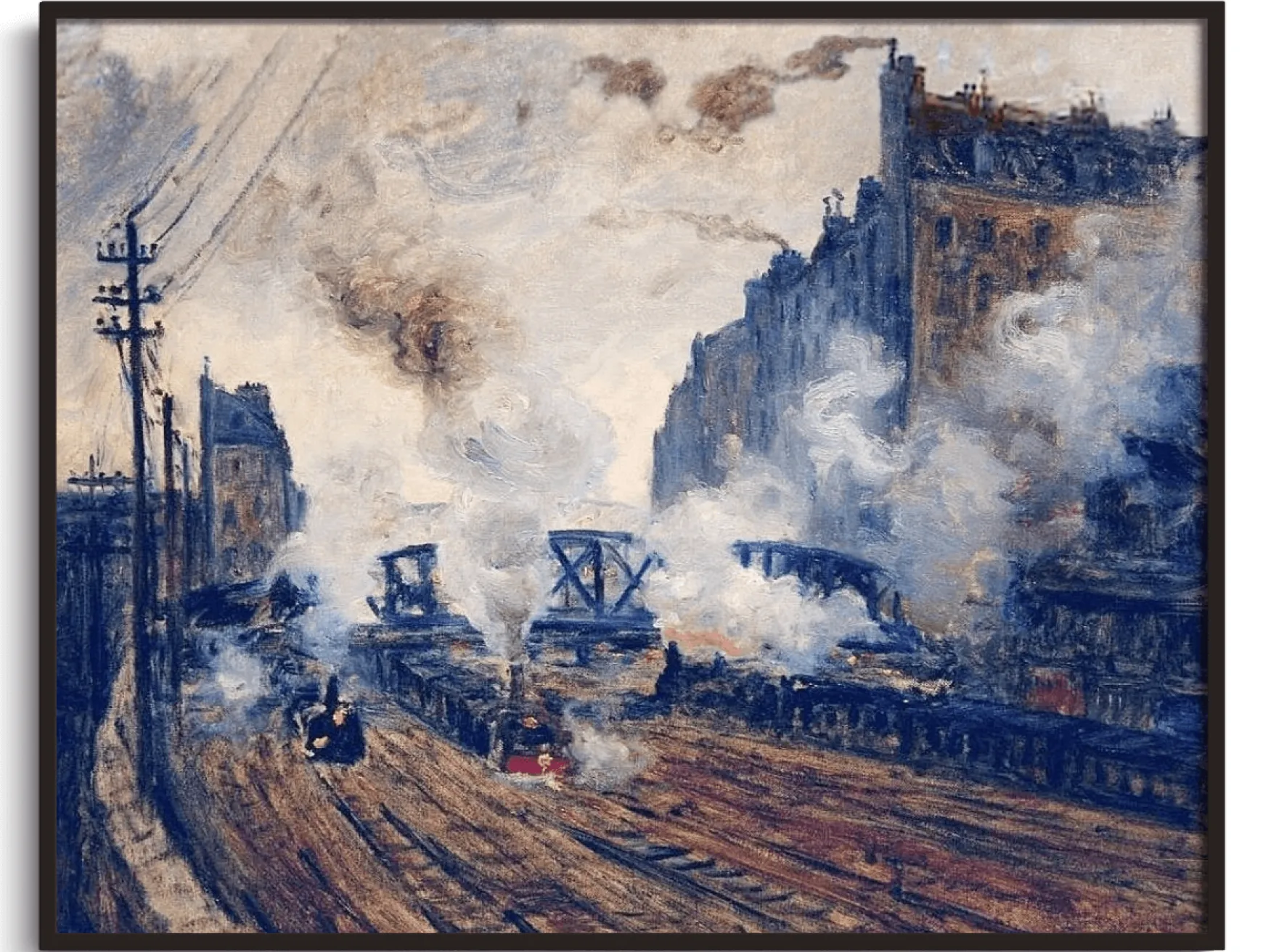 Galerie Mont Monet<La Tranchée des Batignolles - Claude Monet