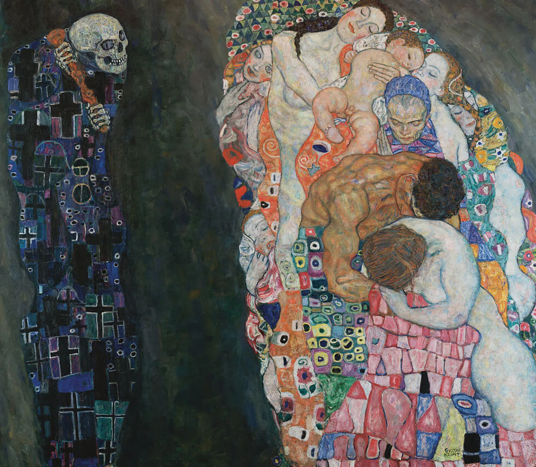 Galerie Mont Klimt<La Vie et la Mort - Gustav Klimt