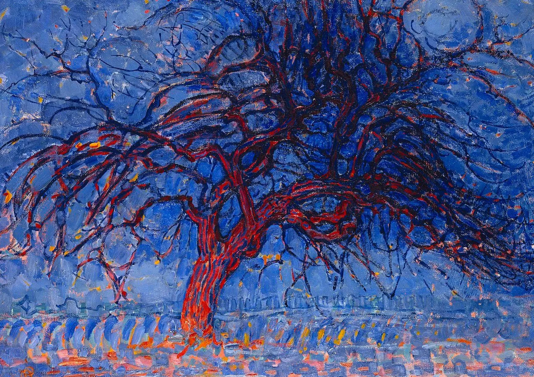 Galerie Mont Mondrian<L'arbre rouge - Piet Mondrian