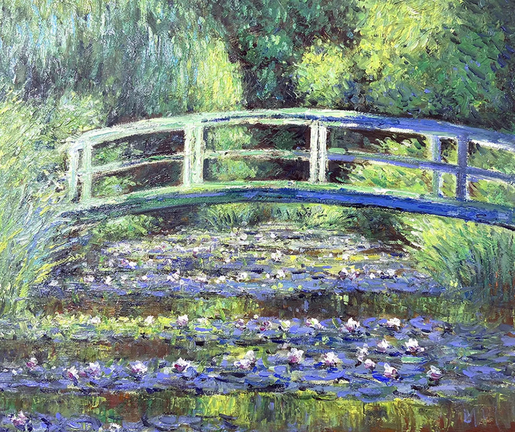 Galerie Mont Monet<Le Bassin aux nymphéas, harmonie verte - Claude Monet