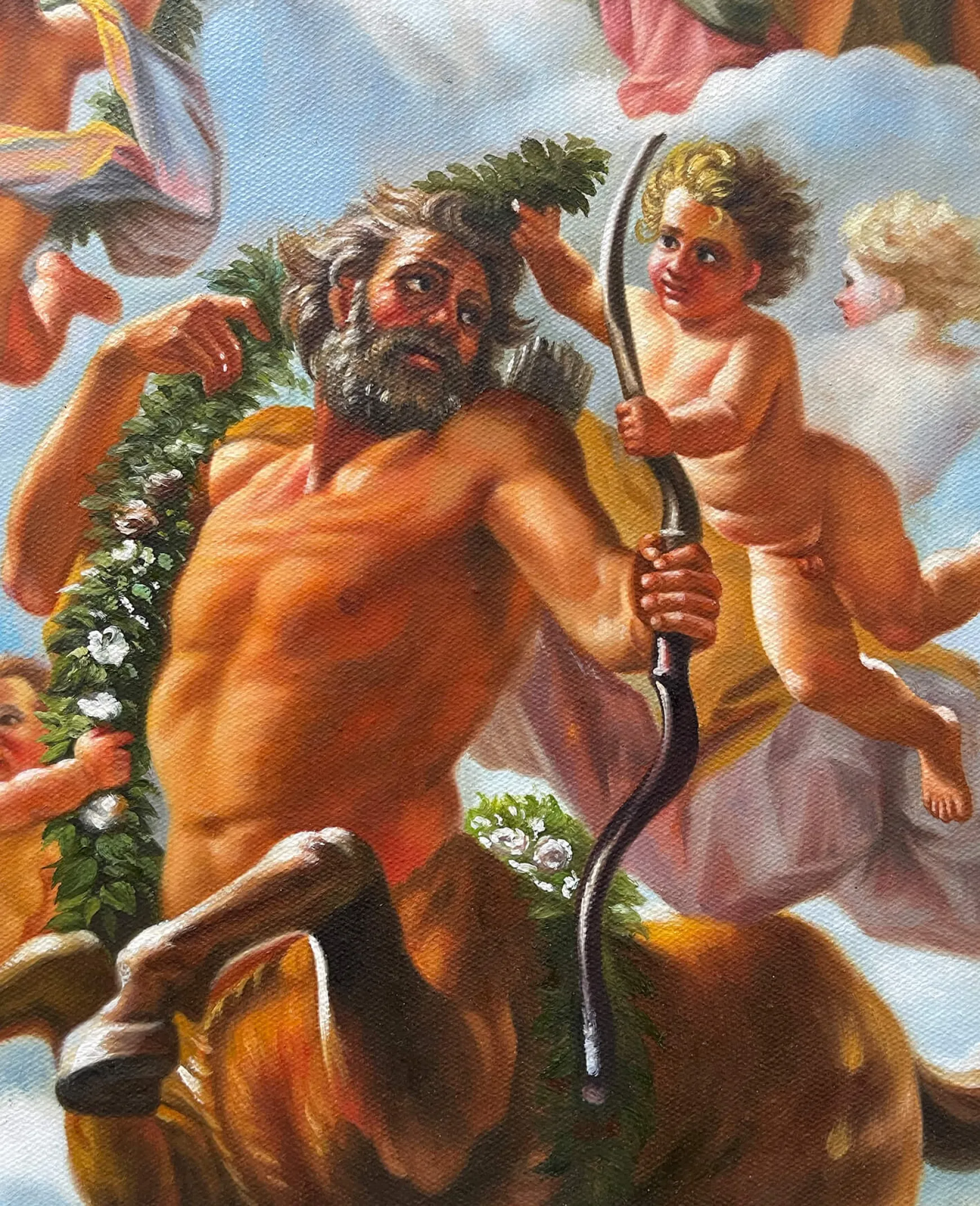 Galerie Mont Coypel<Le char de Jupiter entre la Justice et la Piété - Noël-Nicolas Coypel