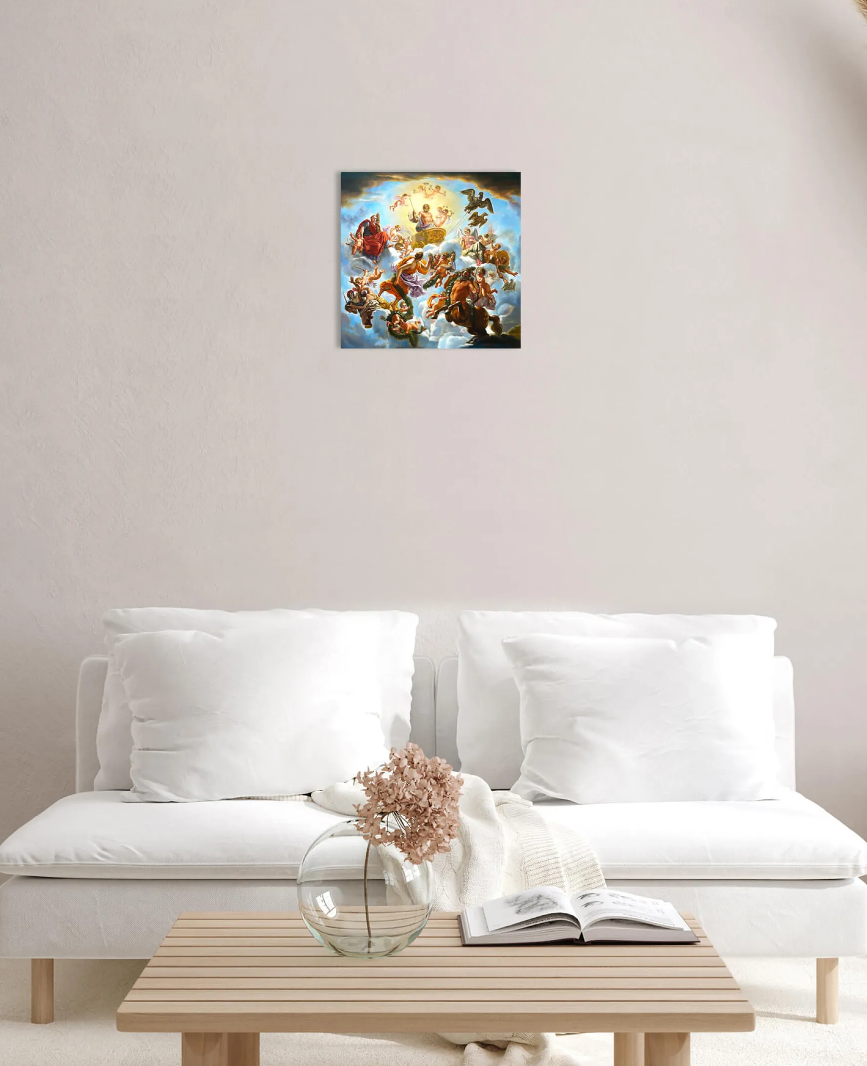 Galerie Mont Coypel<Le char de Jupiter entre la Justice et la Piété - Noël-Nicolas Coypel