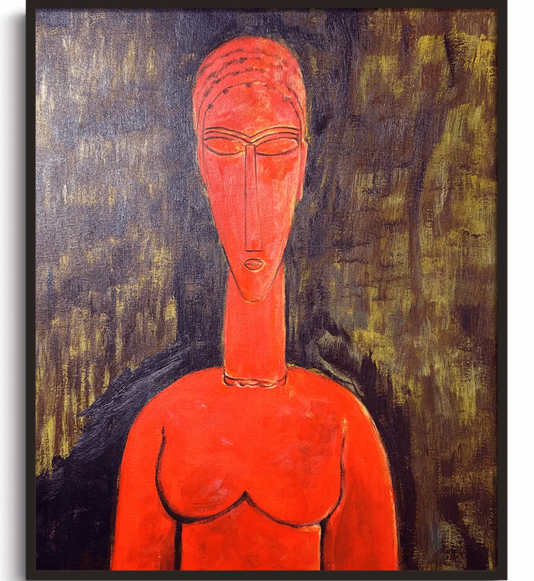 Galerie Mont Modigliani<Le grand buste rouge - Amedeo Modigliani