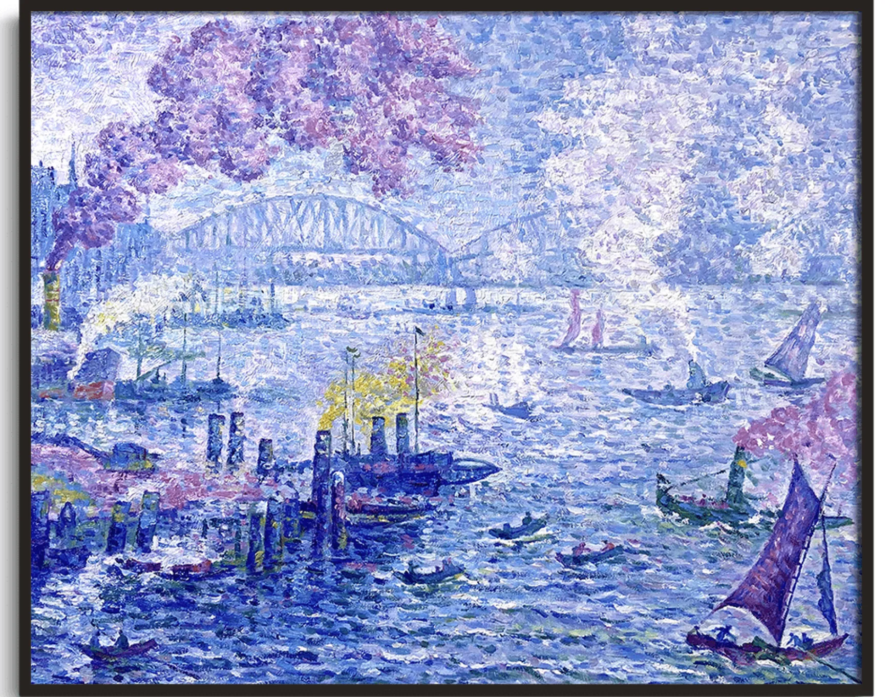 Galerie Mont Signac<Le Port de Rotterdam - Paul Signac