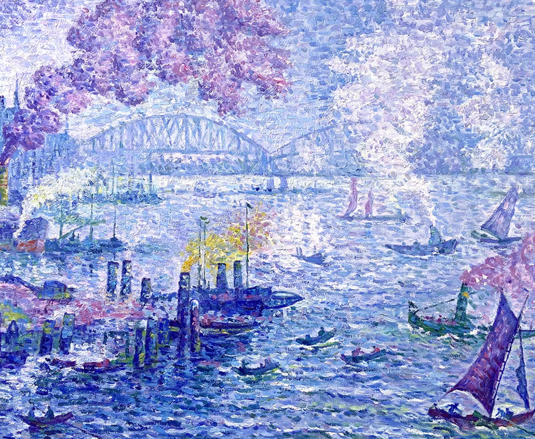 Galerie Mont Signac<Le Port de Rotterdam - Paul Signac