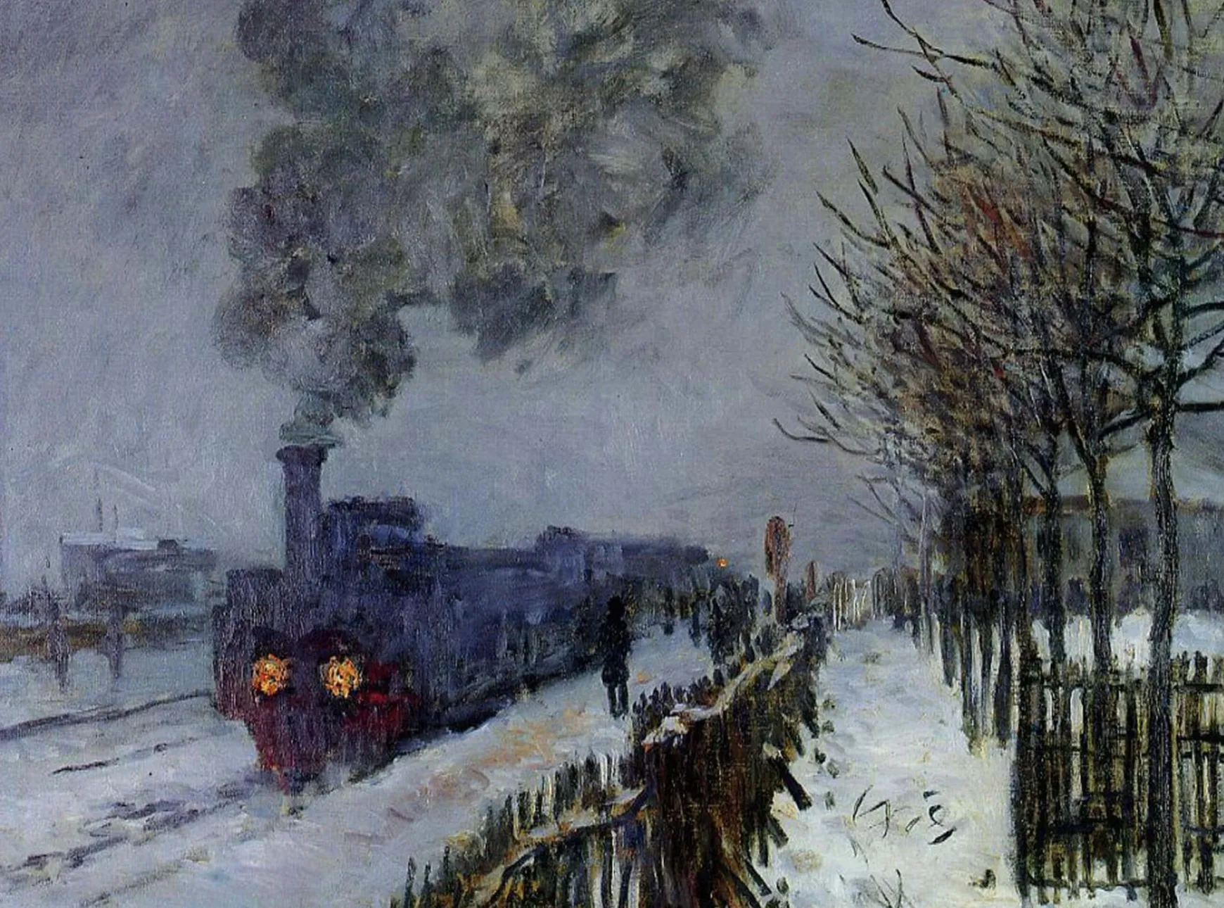 Galerie Mont Monet<Le Train dans la neige - Claude Monet
