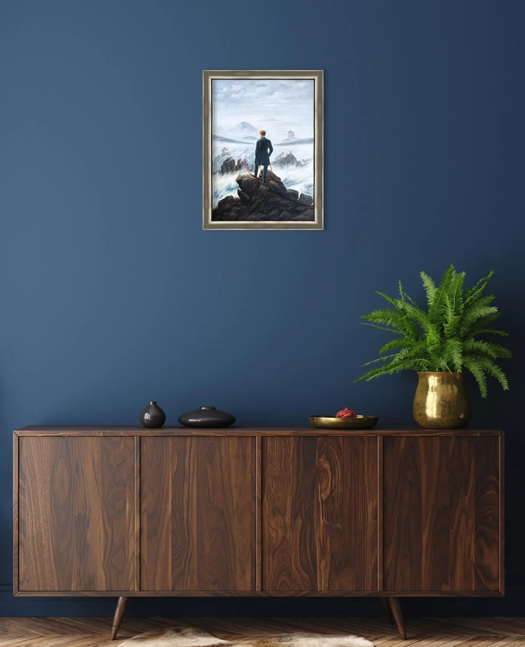 Galerie Mont Friedrich<Le Voyageur contemplant une mer de nuages - Caspar David Friedrich
