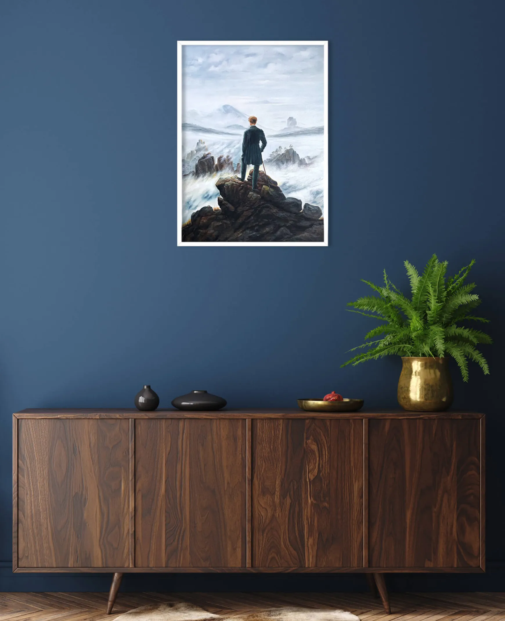 Galerie Mont Friedrich<Le Voyageur contemplant une mer de nuages - Caspar David Friedrich