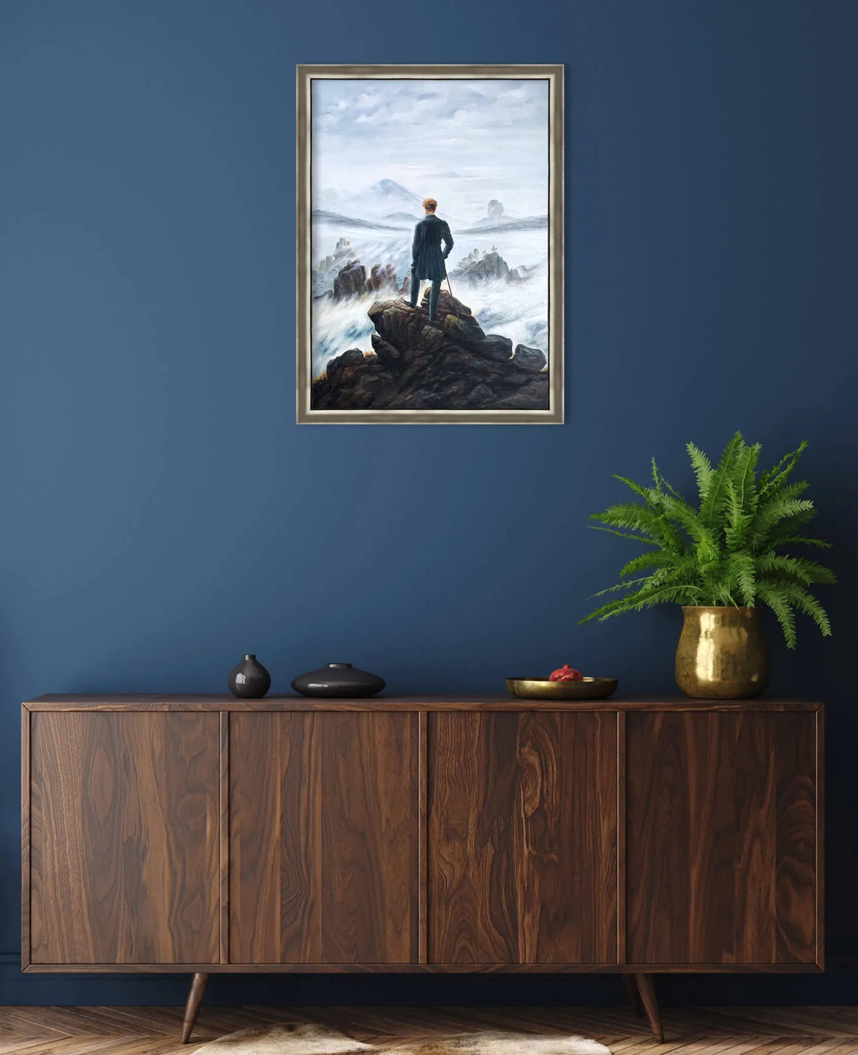 Galerie Mont Friedrich<Le Voyageur contemplant une mer de nuages - Caspar David Friedrich