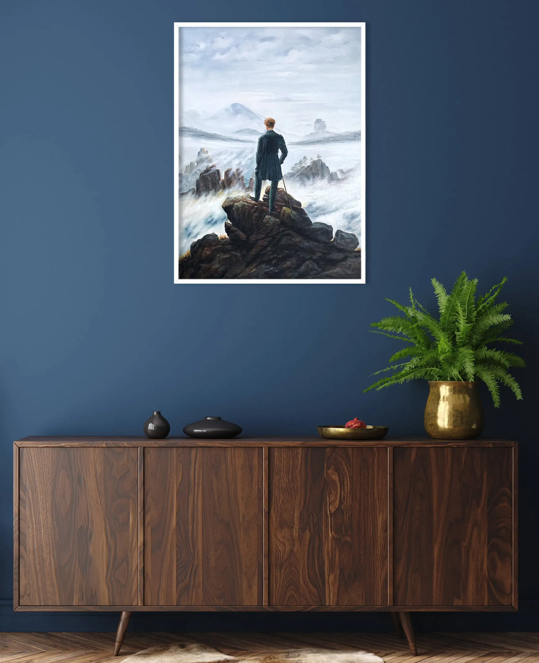 Galerie Mont Friedrich<Le Voyageur contemplant une mer de nuages - Caspar David Friedrich