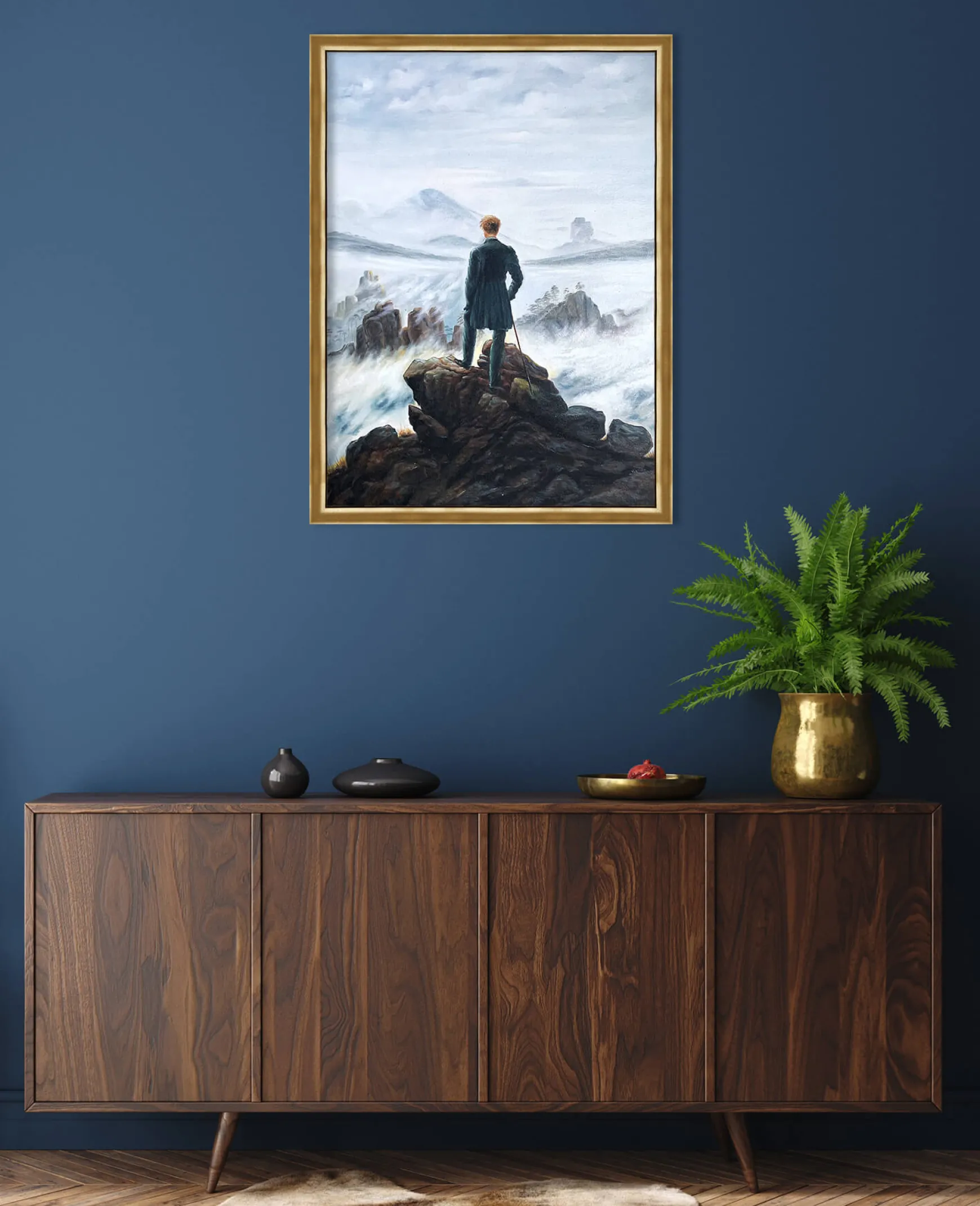 Galerie Mont Friedrich<Le Voyageur contemplant une mer de nuages - Caspar David Friedrich
