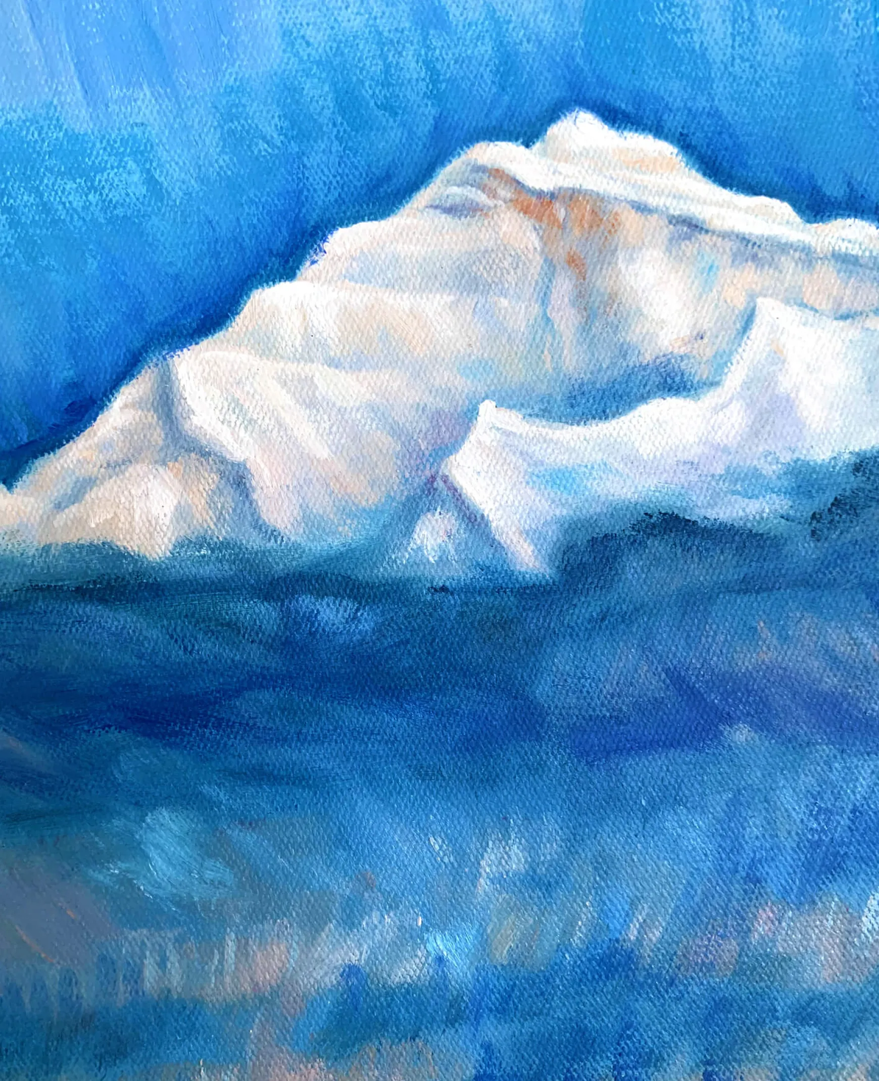 Galerie Mont Hodler<L'Eiger, le Mönch et la Jungfrau au-dessus de la mer de brouillard - Ferdinand Hodler
