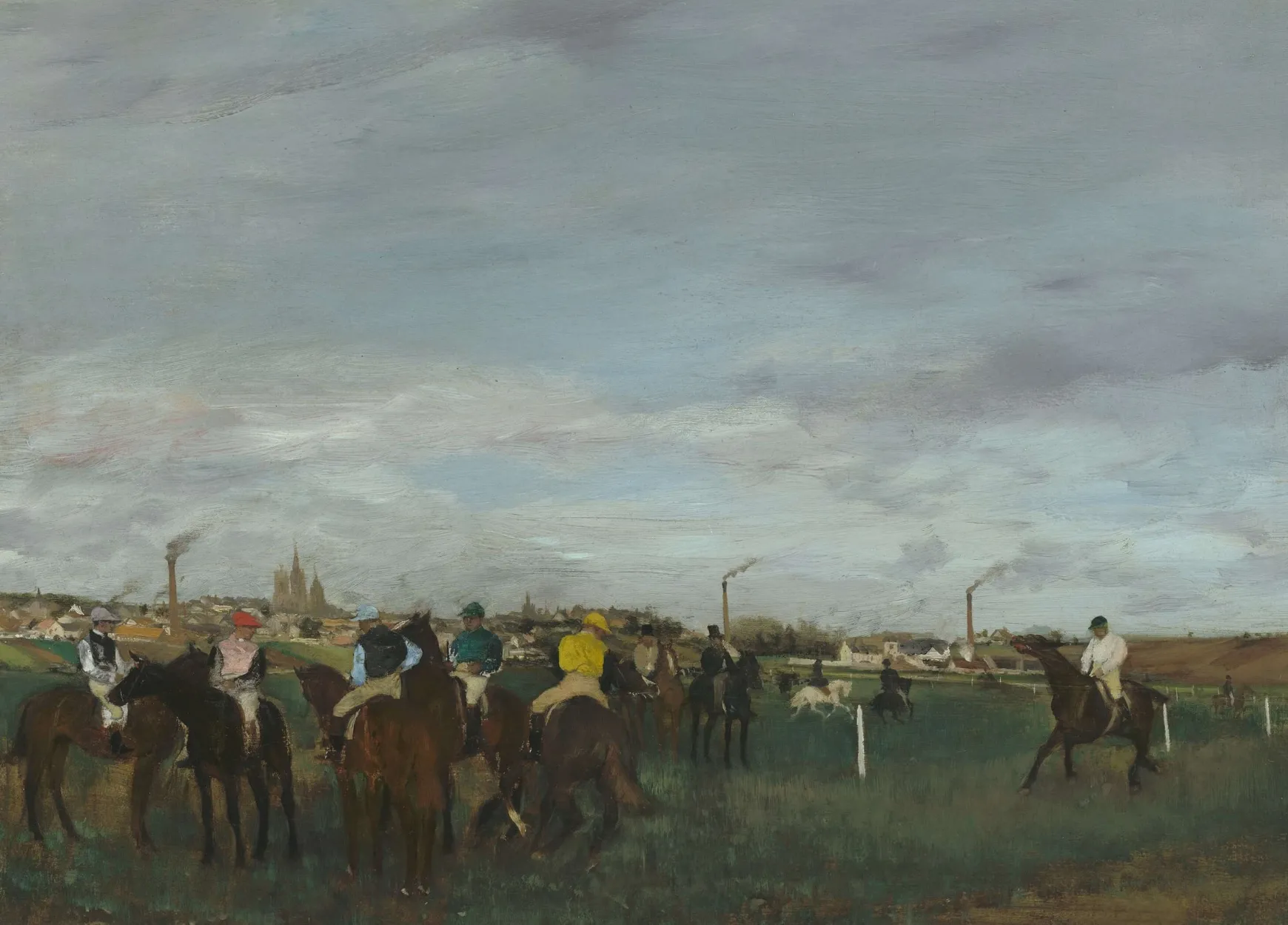 Galerie Mont Degas<Les Courses - Edgar Degas