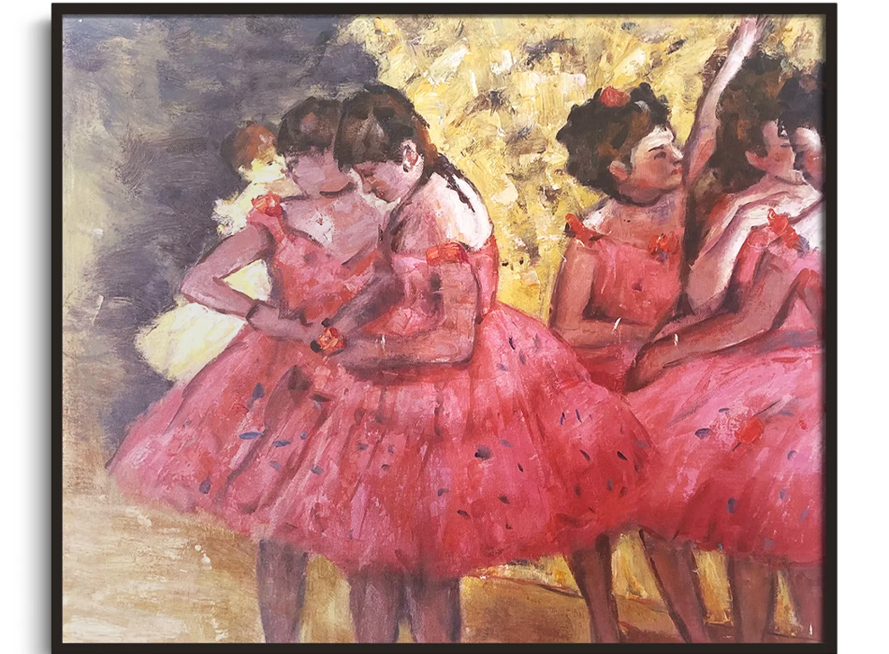 Galerie Mont Degas<Les danseuses roses, avant le ballet - Edgar Degas
