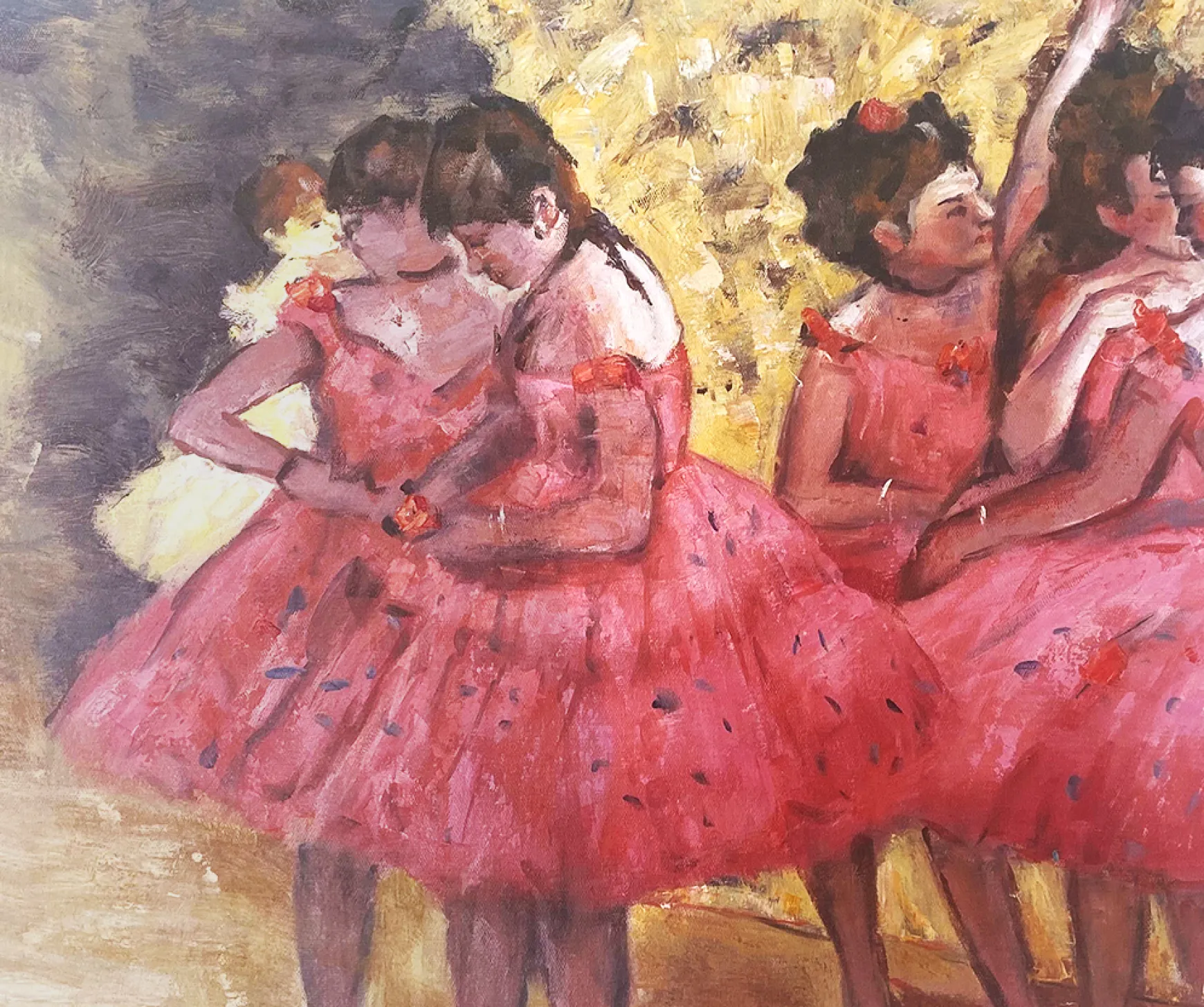 Galerie Mont Degas<Les danseuses roses, avant le ballet - Edgar Degas