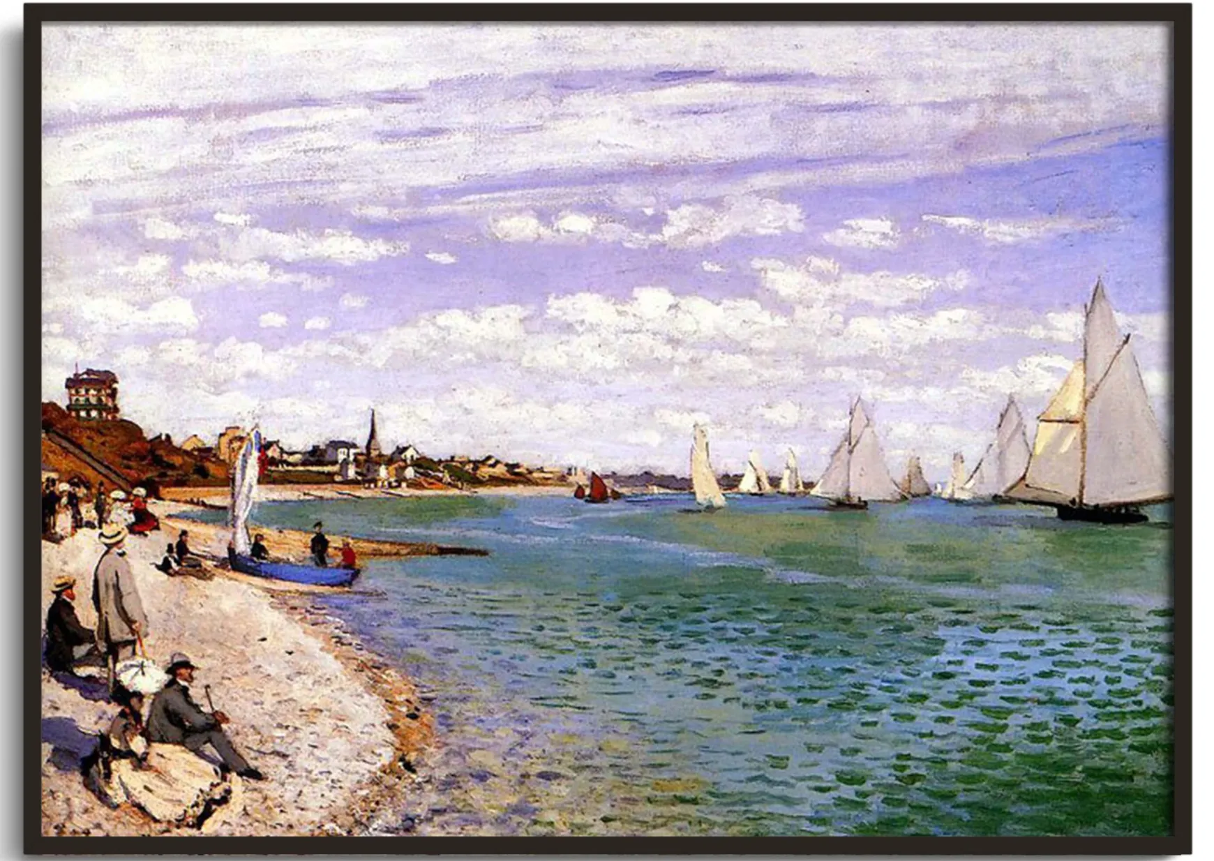 Galerie Mont Monet<Les Régates à Sainte-Adresse - Claude Monet
