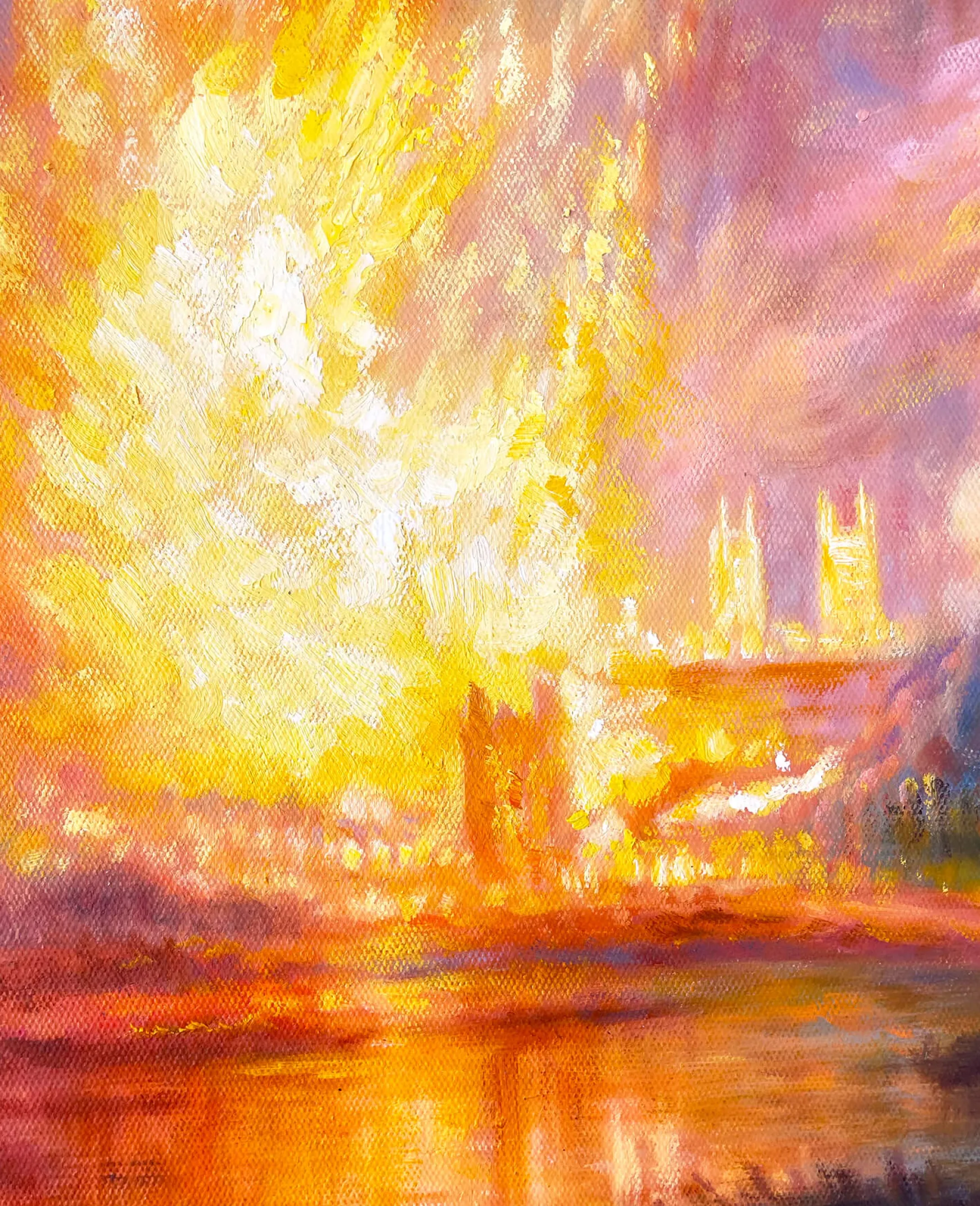 Galerie Mont Turner<L'Incendie de la Chambre des Lords et des Communes II - William Turner