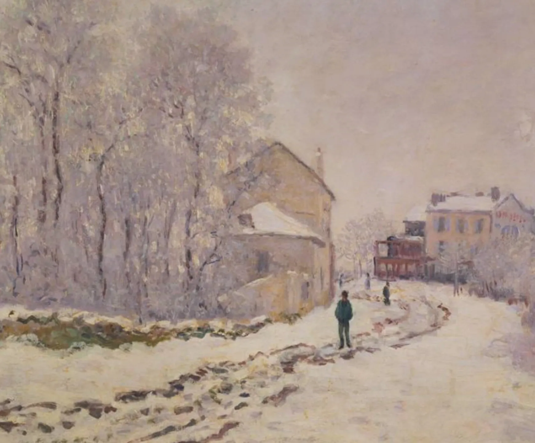 Galerie Mont Monet<Neige à argenteuil - Claude Monet