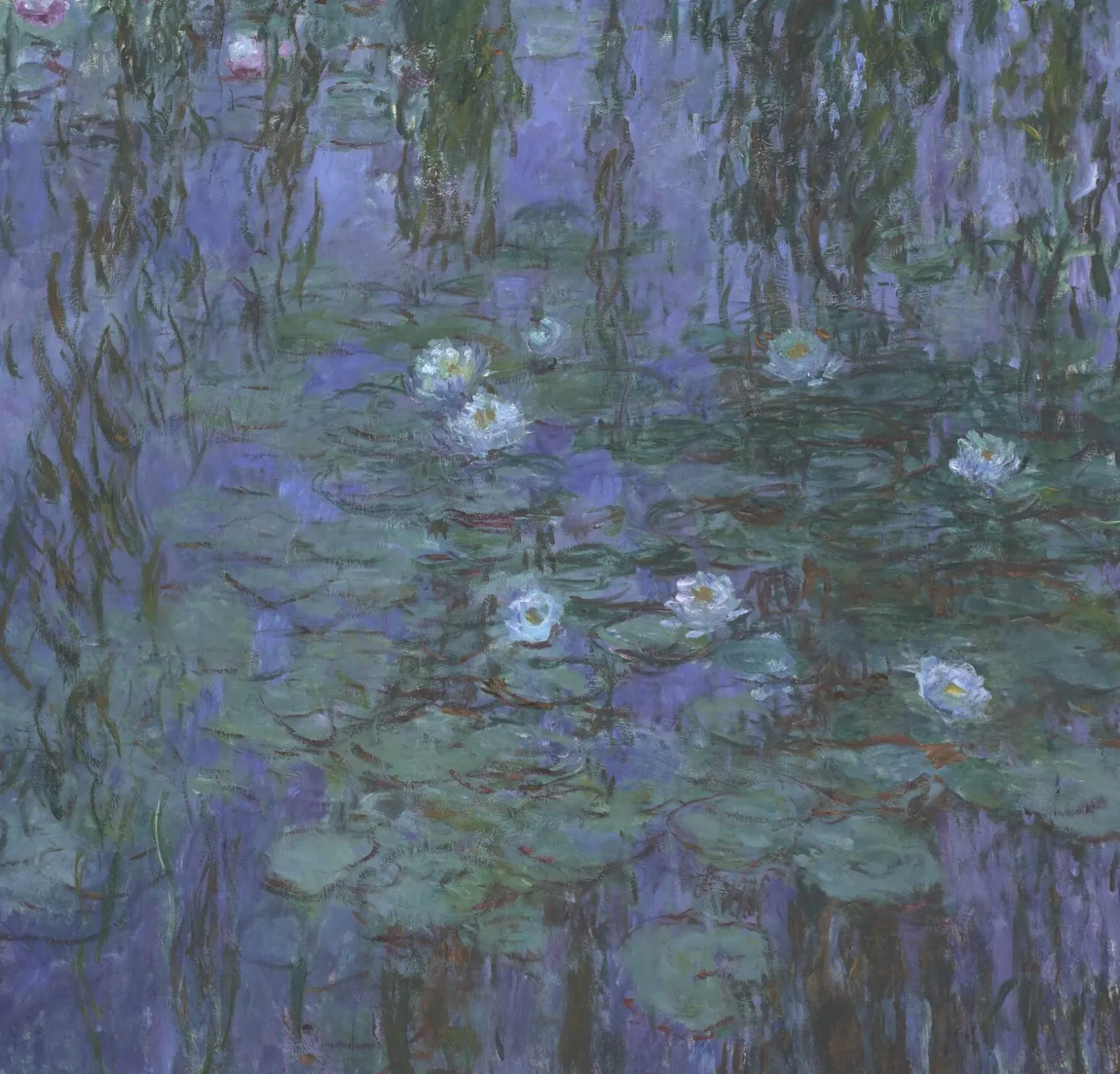 Galerie Mont Monet<Nymphéas bleus - Claude Monet