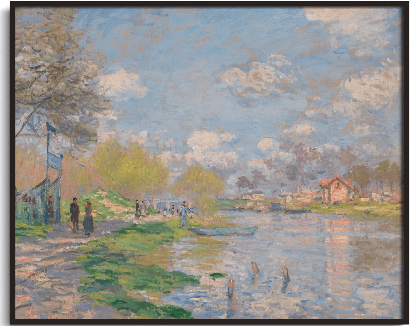 Galerie Mont Monet<Printemps à l'île de la grande jatte - Claude Monet