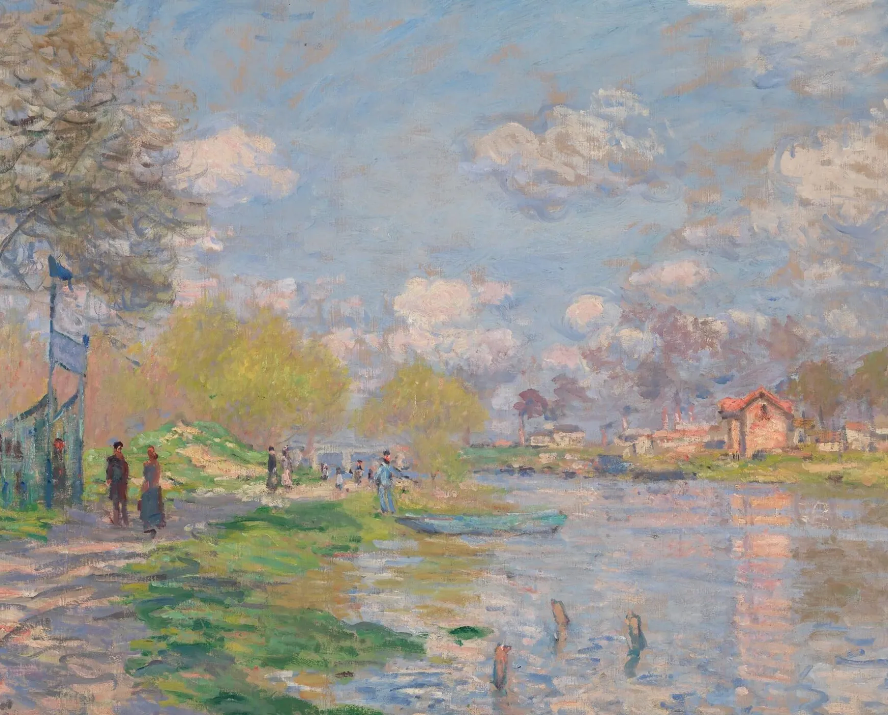 Galerie Mont Monet<Printemps à l'île de la grande jatte - Claude Monet