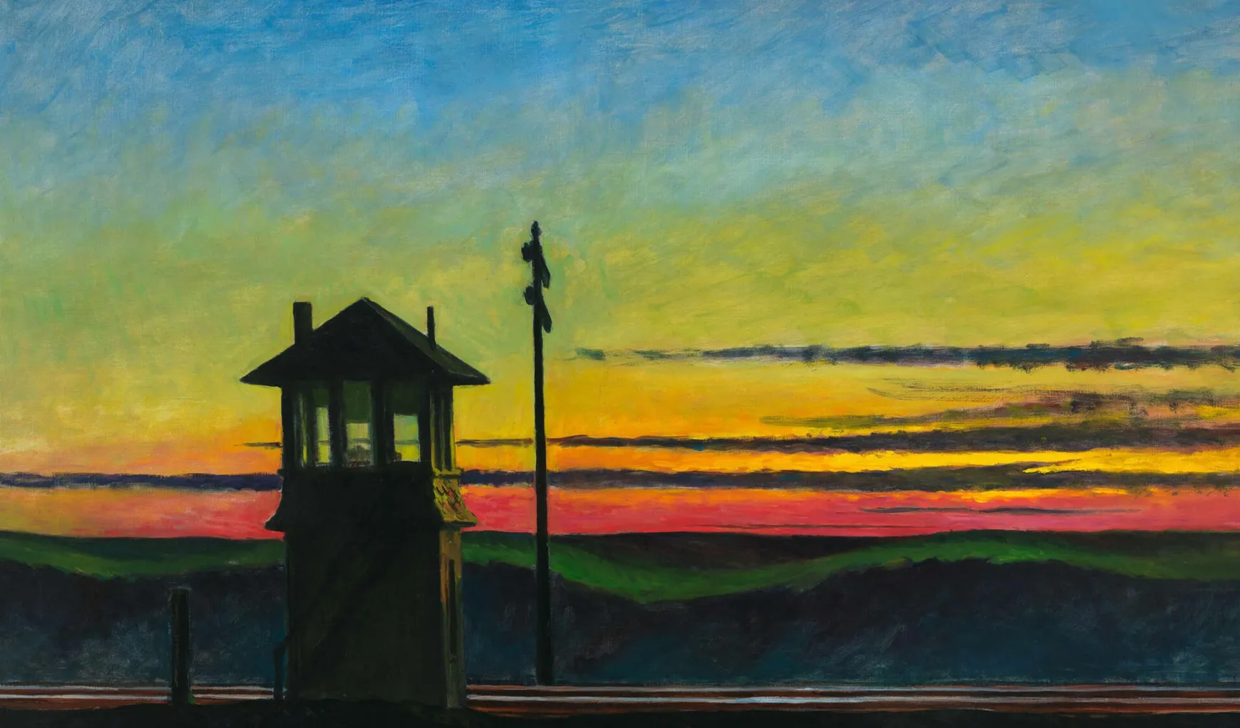 Galerie Mont Hopper<Railroad Sunset - Edward Hopper