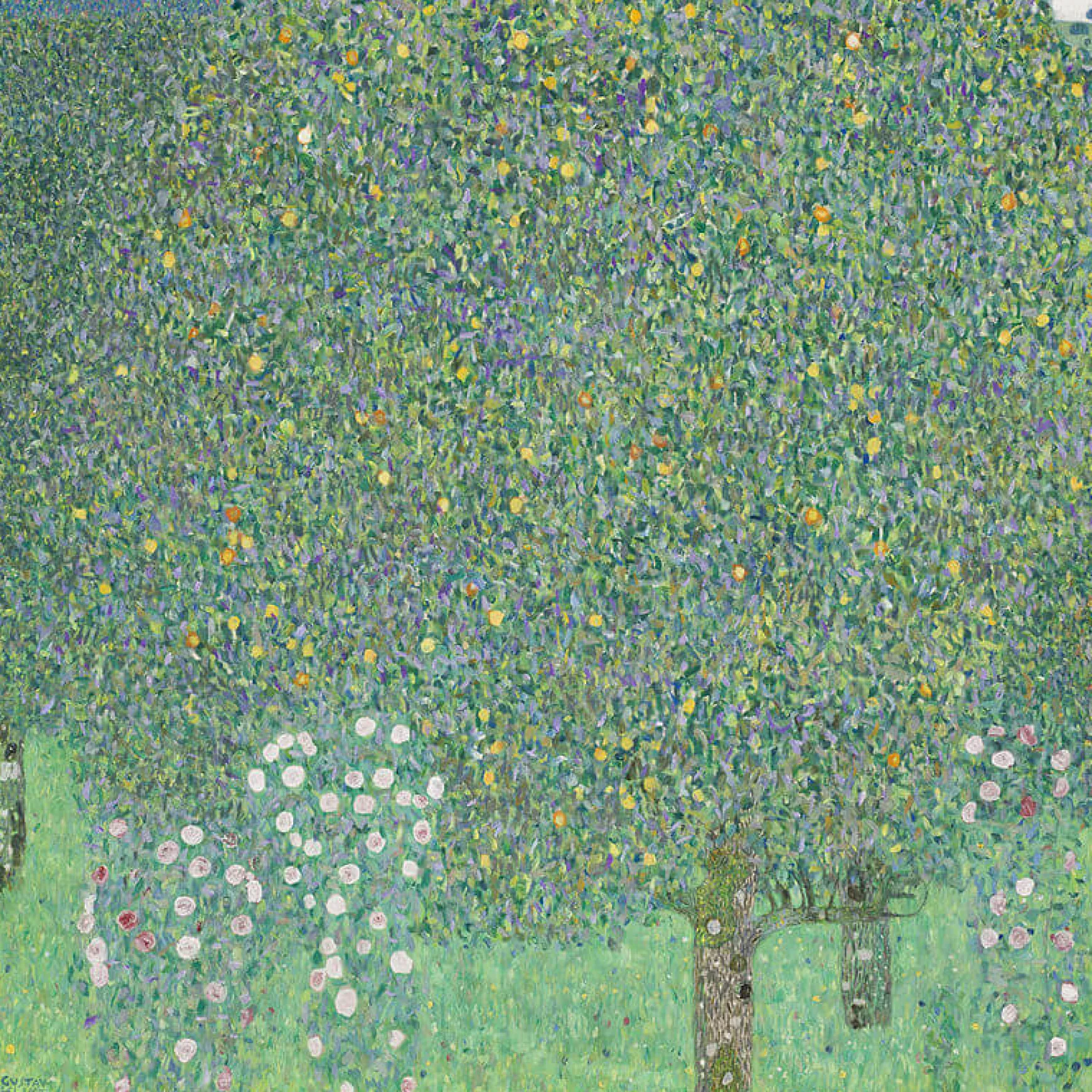 Galerie Mont Klimt<Rosiers sous les arbres - Gustav Klimt